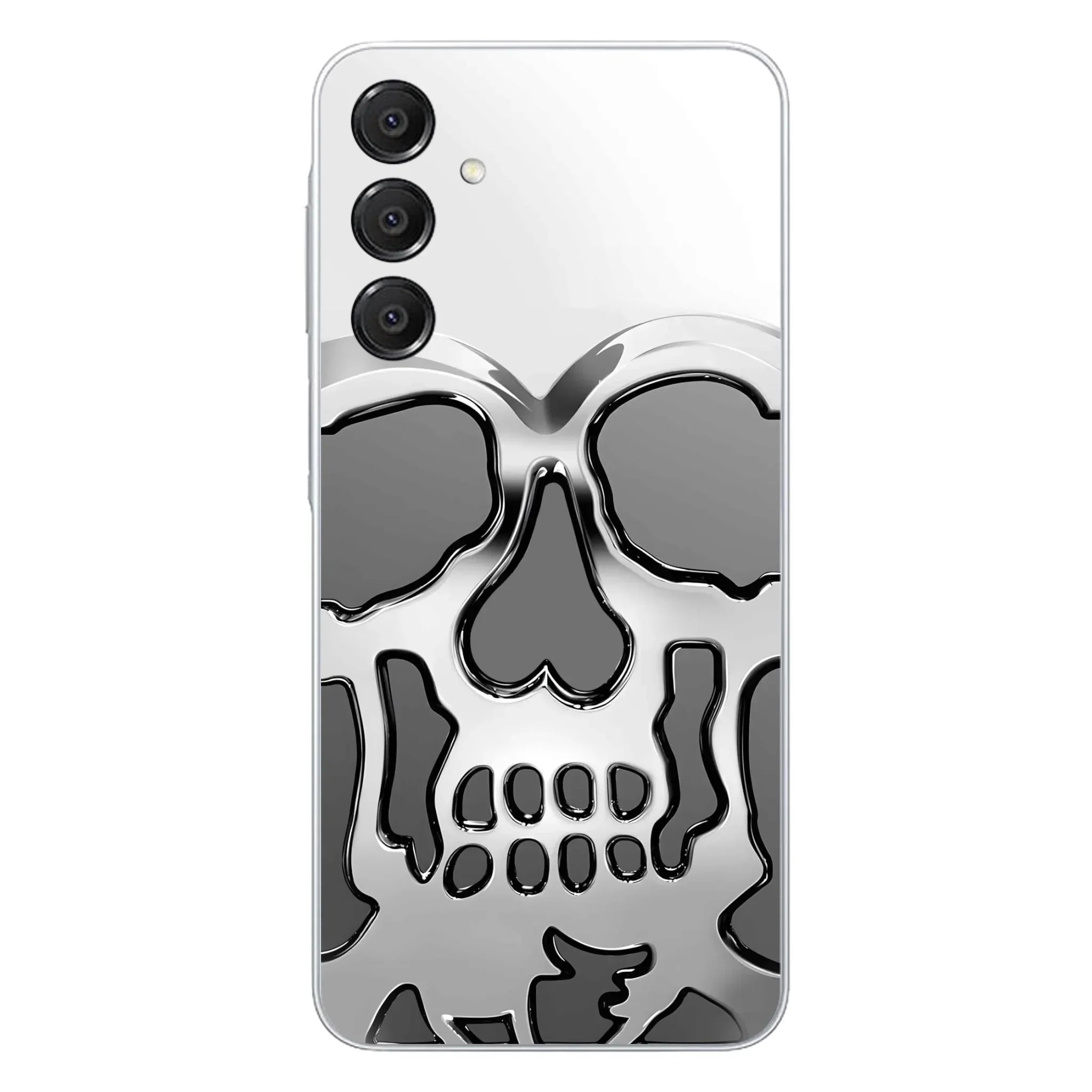 Custom Personalized Veteran Skull Metalic Phone Case - Gift Idea For Veteran - Case For iPhone/ Samsung