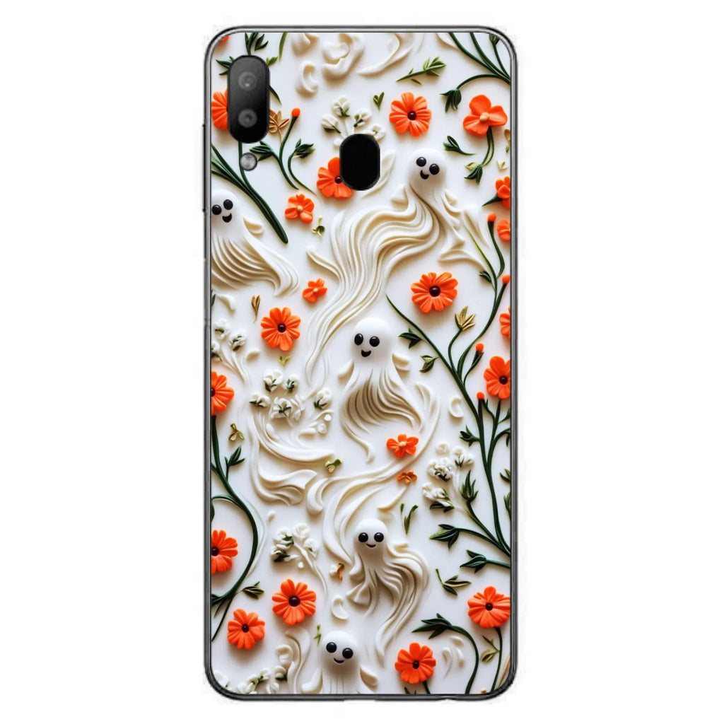 Custom Personalized 3D Clay Boo Phone Case - Halloween Gift Idea - Case For iPhone/ Samsung