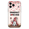 Custom Personalized Grandma's Love Bugs Phone Case - Upto 12 Kids - Mother's Day Gift Idea for Grandma/ Mom - Case for iPhone/ Samsung