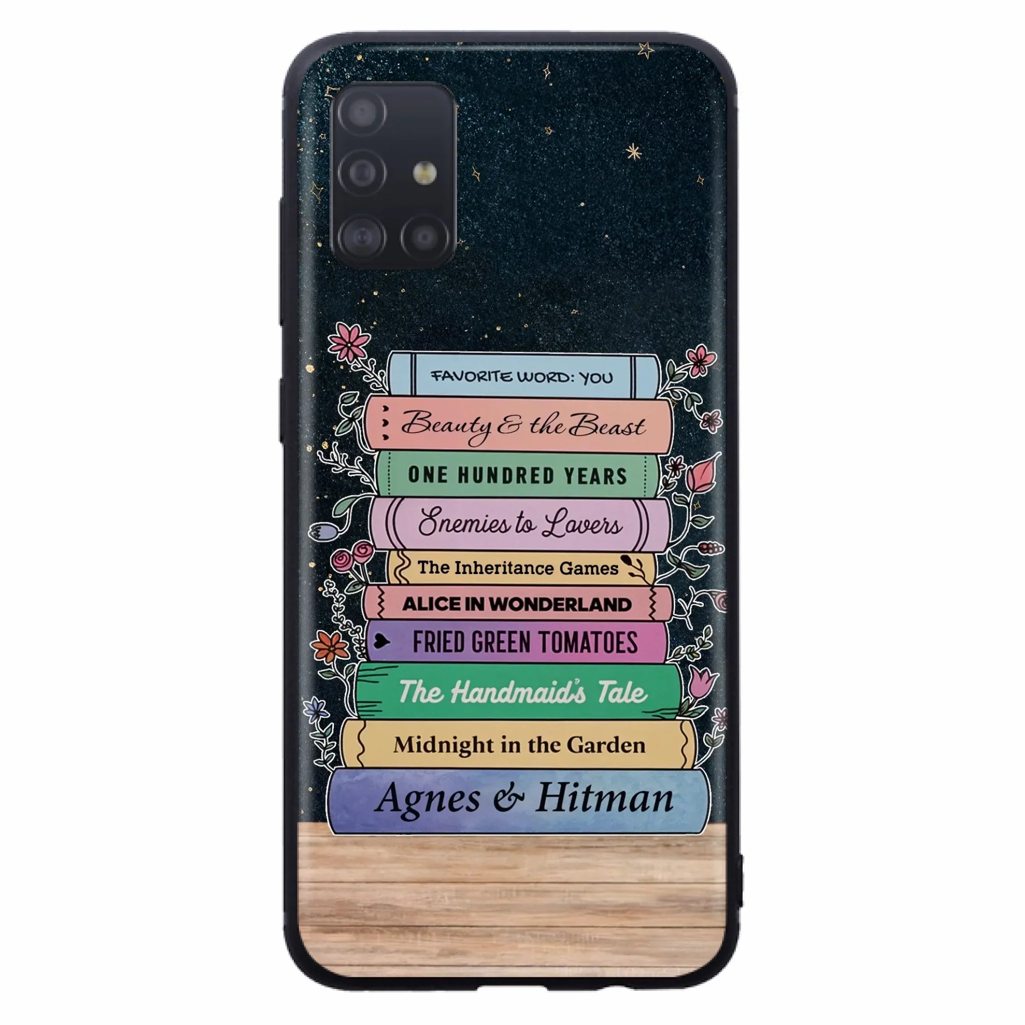 Custom Personalized Reading Book Phone Case For iPhone/ Samsung - Gift Idea For Reading Lover/ Birthday