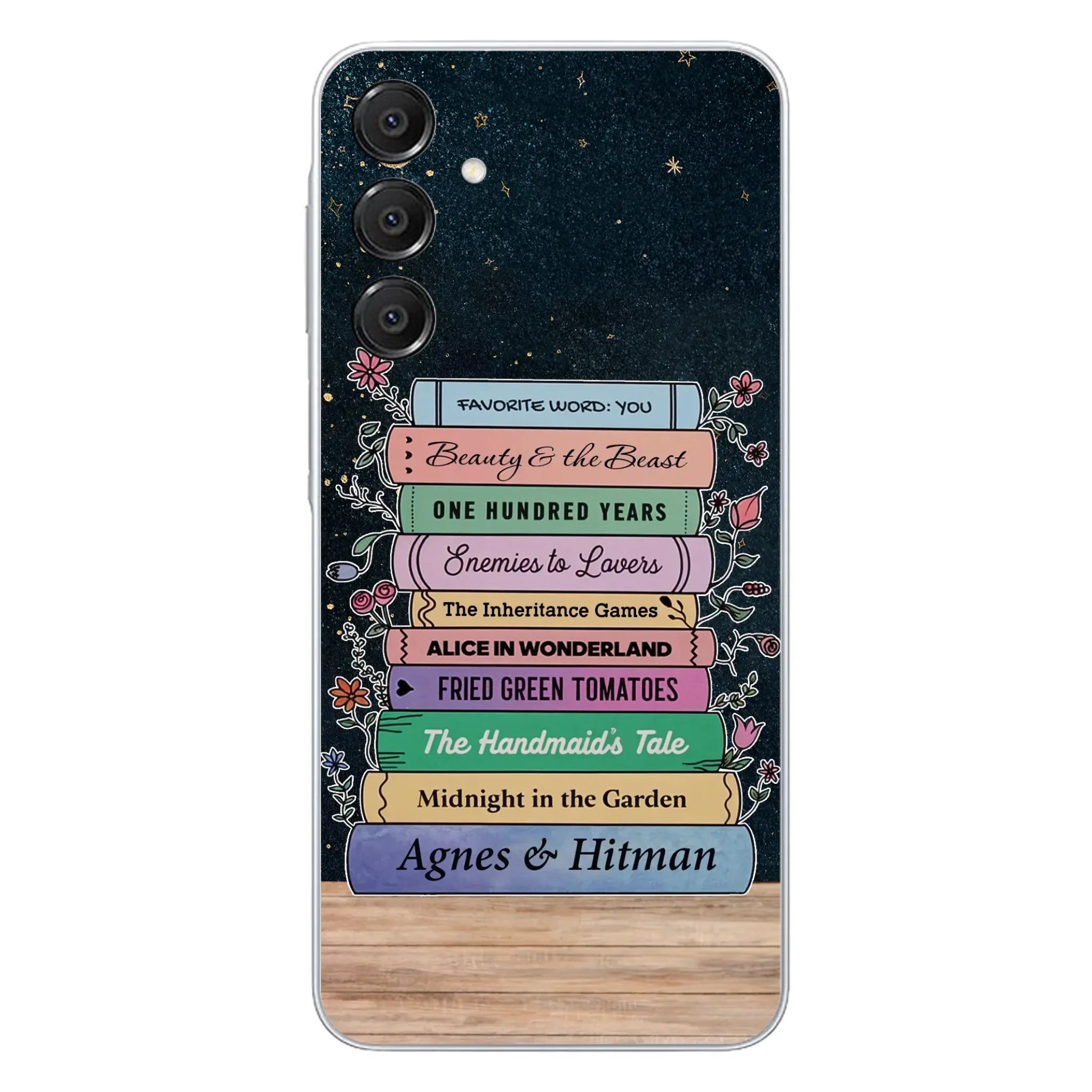 Custom Personalized Reading Book Phone Case For iPhone/ Samsung - Gift Idea For Reading Lover/ Birthday