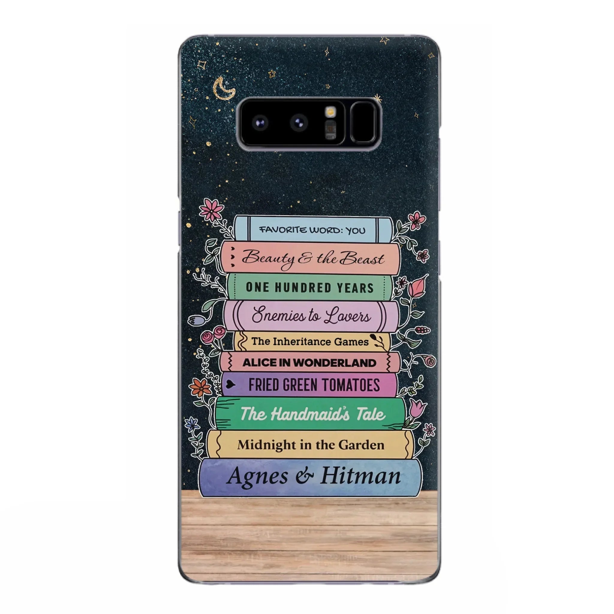 Custom Personalized Reading Book Phone Case For iPhone/ Samsung - Gift Idea For Reading Lover/ Birthday