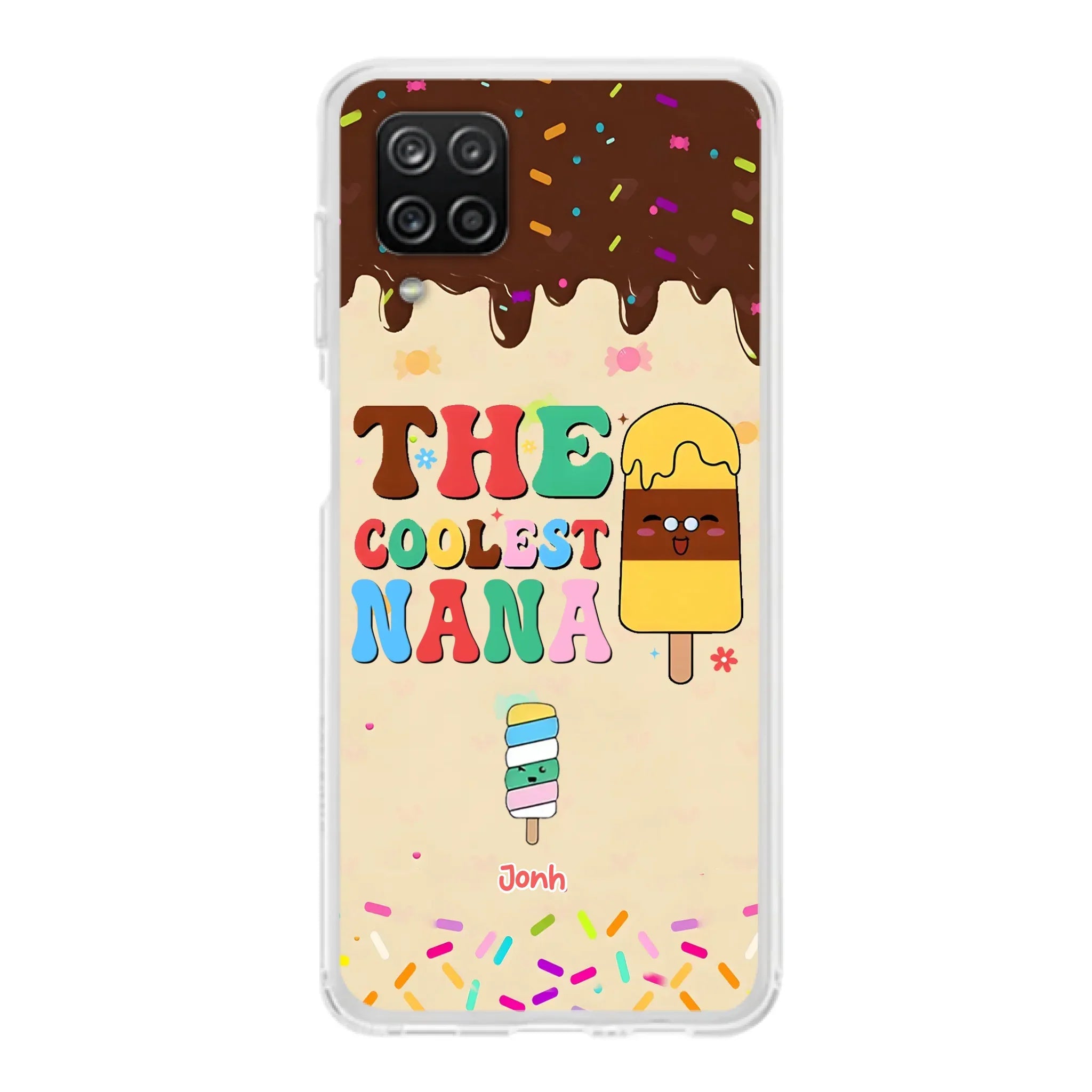 Custom Personalized The Coolest Nana Phone Case - Upto 10 Kids - Mother's Day Gift Idea for Grandma/ Mom - Case for iPhone/ Samsung