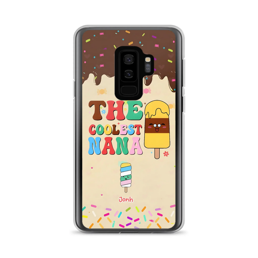 Custom Personalized The Coolest Nana Phone Case - Upto 10 Kids - Mother's Day Gift Idea for Grandma/ Mom - Case for iPhone/ Samsung
