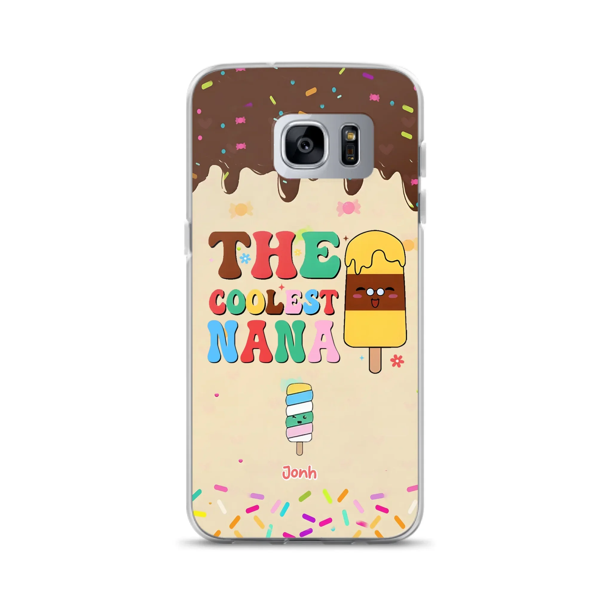 Custom Personalized The Coolest Nana Phone Case - Upto 10 Kids - Mother's Day Gift Idea for Grandma/ Mom - Case for iPhone/ Samsung