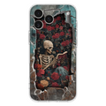 Custom Personalized Bookish Skeleton Phone Case - Reading Book Lover Gift Idea - Case For iPhone/ Samsung