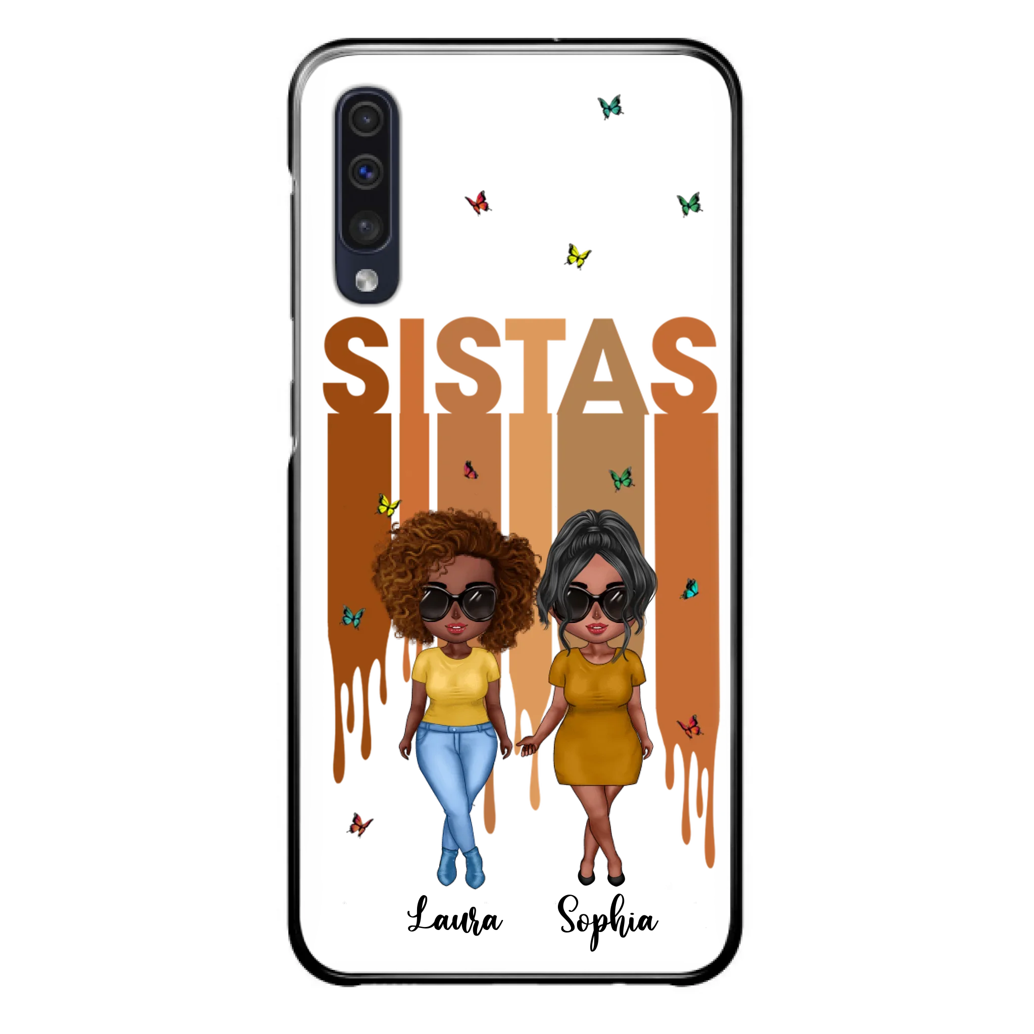 Custom Personalized Best Friends Phone Case - Upto 5 Girls - Gift Idea For Sisters/ Besties - Case For iPhone/Samsung