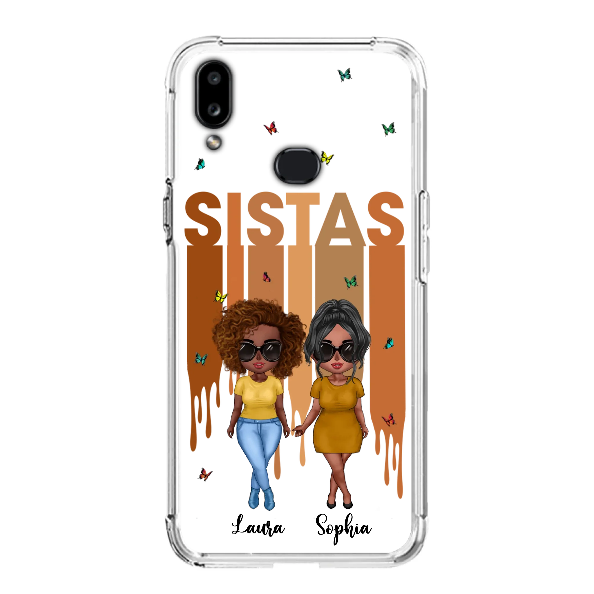 Custom Personalized Best Friends Phone Case - Upto 5 Girls - Gift Idea For Sisters/ Besties - Case For iPhone/Samsung