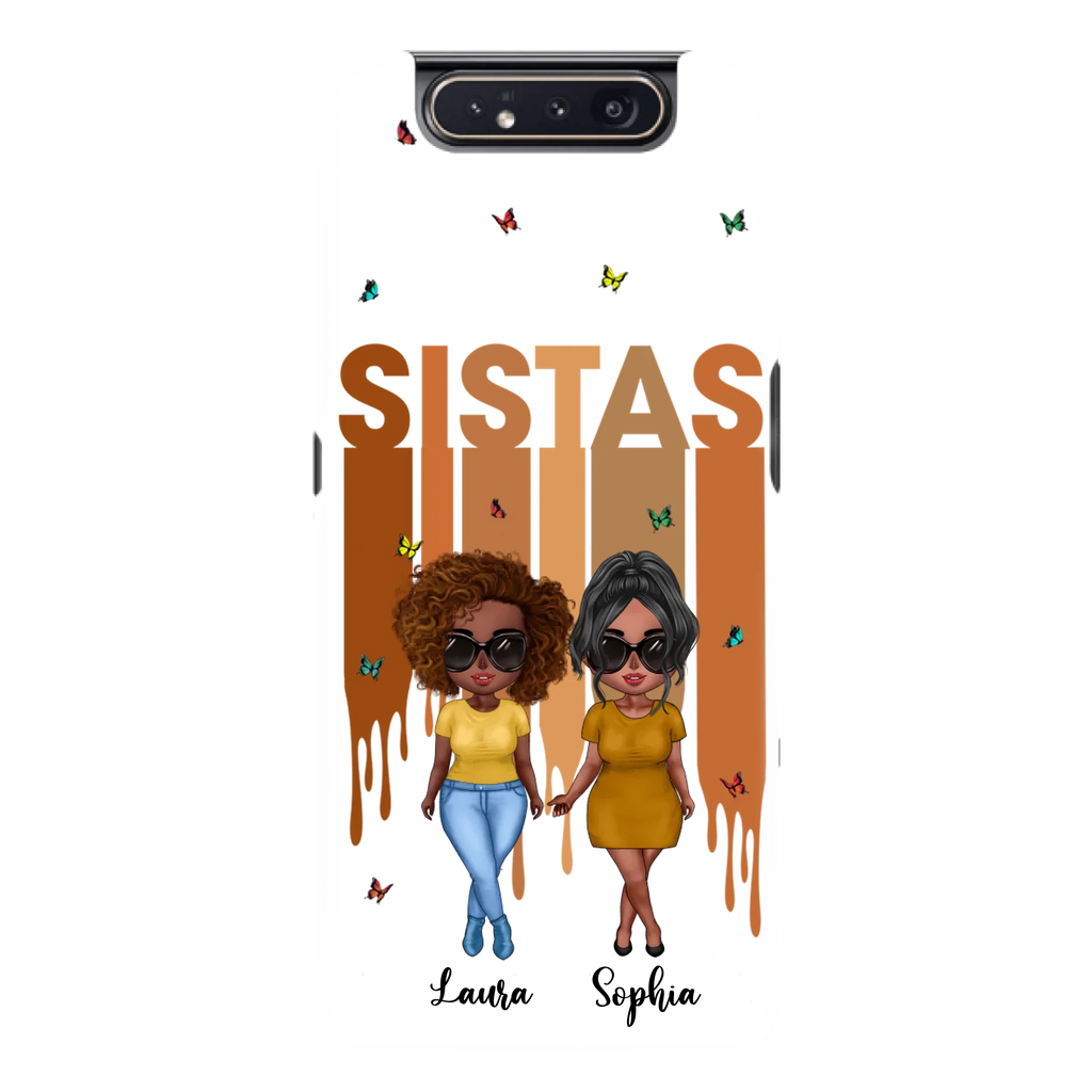 Custom Personalized Best Friends Phone Case - Upto 5 Girls - Gift Idea For Sisters/ Besties - Case For iPhone/Samsung
