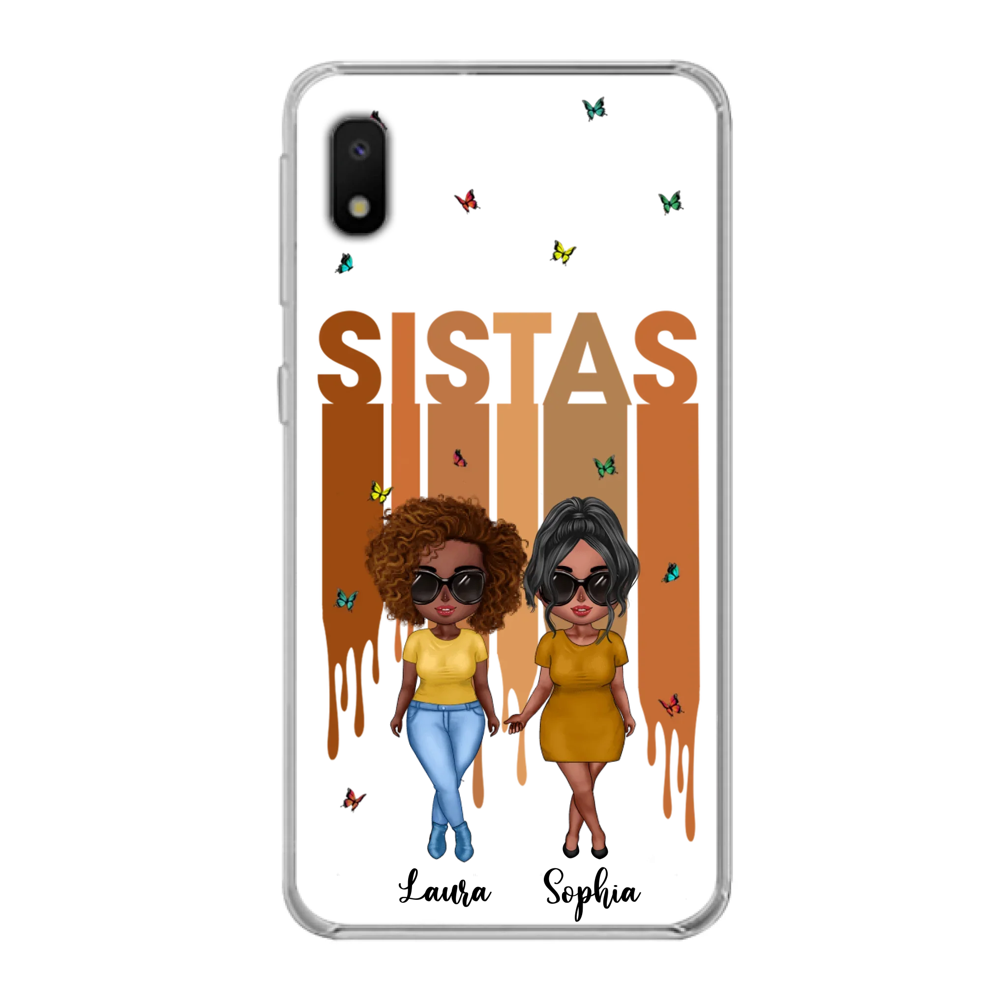 Custom Personalized Best Friends Phone Case - Upto 5 Girls - Gift Idea For Sisters/ Besties - Case For iPhone/Samsung