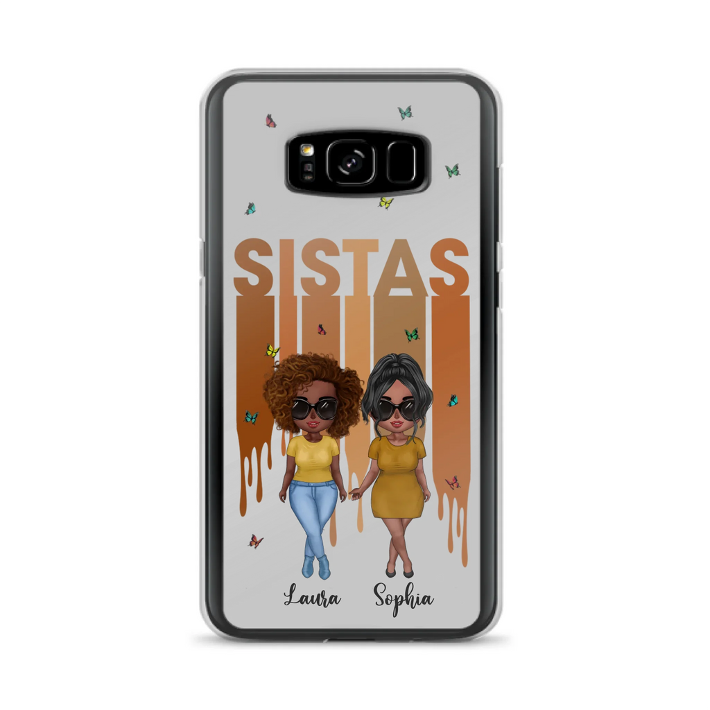 Custom Personalized Best Friends Phone Case - Upto 5 Girls - Gift Idea For Sisters/ Besties - Case For iPhone/Samsung