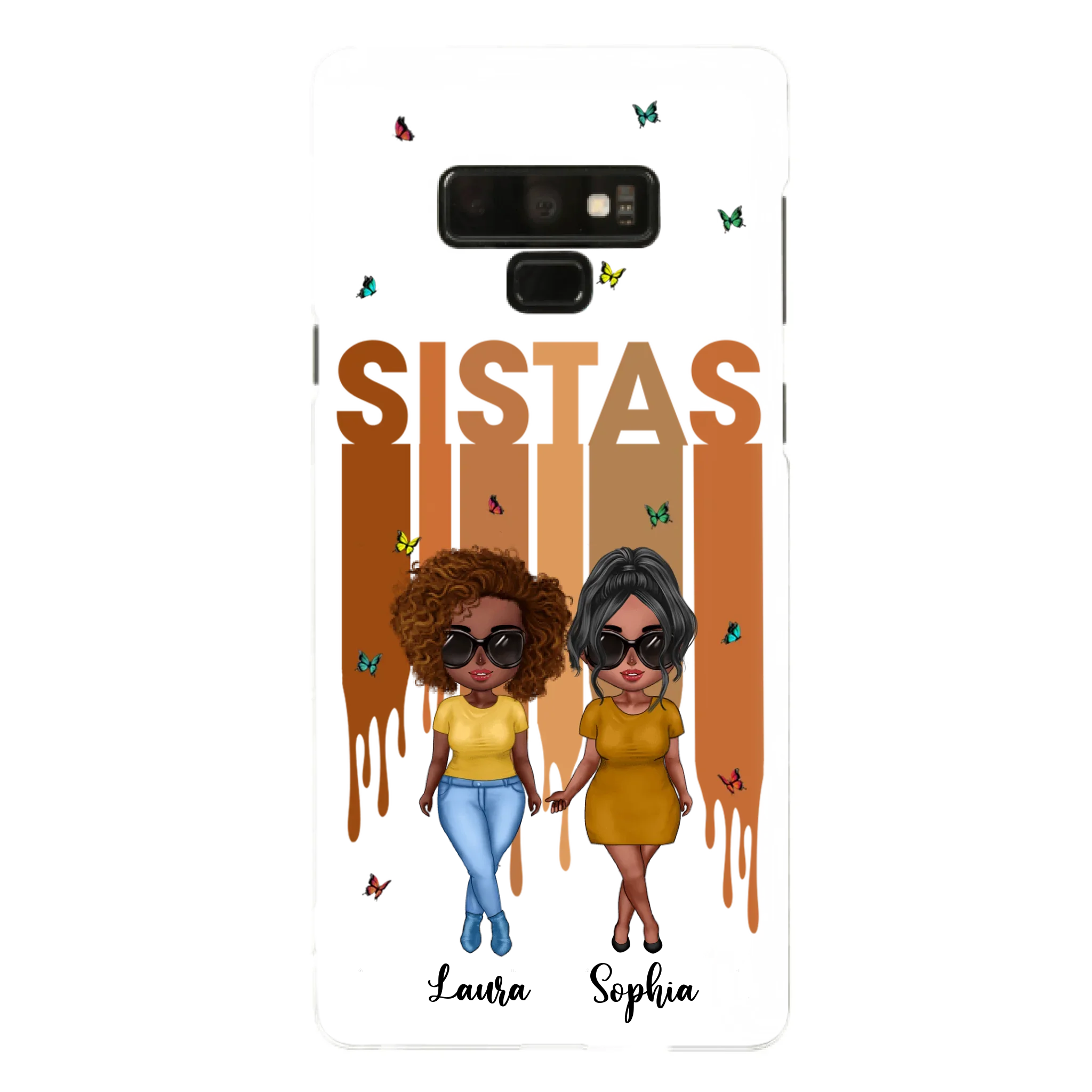 Custom Personalized Best Friends Phone Case - Upto 5 Girls - Gift Idea For Sisters/ Besties - Case For iPhone/Samsung
