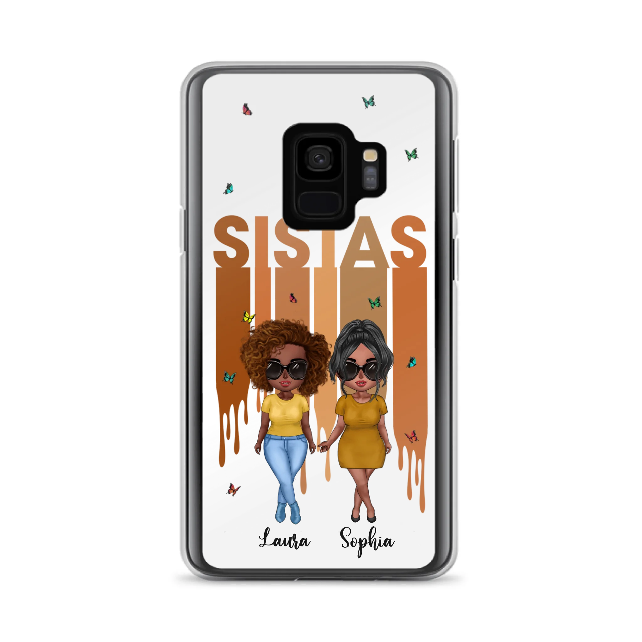 Custom Personalized Best Friends Phone Case - Upto 5 Girls - Gift Idea For Sisters/ Besties - Case For iPhone/Samsung