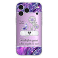 Custom Personalized Memorial Phone Case - Memorial Gift For Family Member - Butterflies Appear When Angels Are Near - Case For iPhone/ Samsung