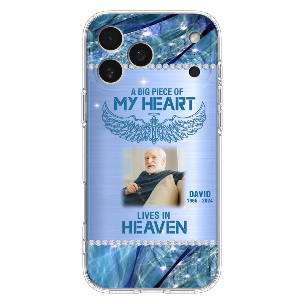 Custom Personalized Memorial Photo Phone Case - Upload Photo - Memorial Gift For Family Member - Never Walk Alone - Case For iPhone/ Samsung
