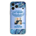 Custom Personalized Memorial Photo Phone Case - Upload Photo - Memorial Gift For Family Member - Never Walk Alone - Case For iPhone/ Samsung