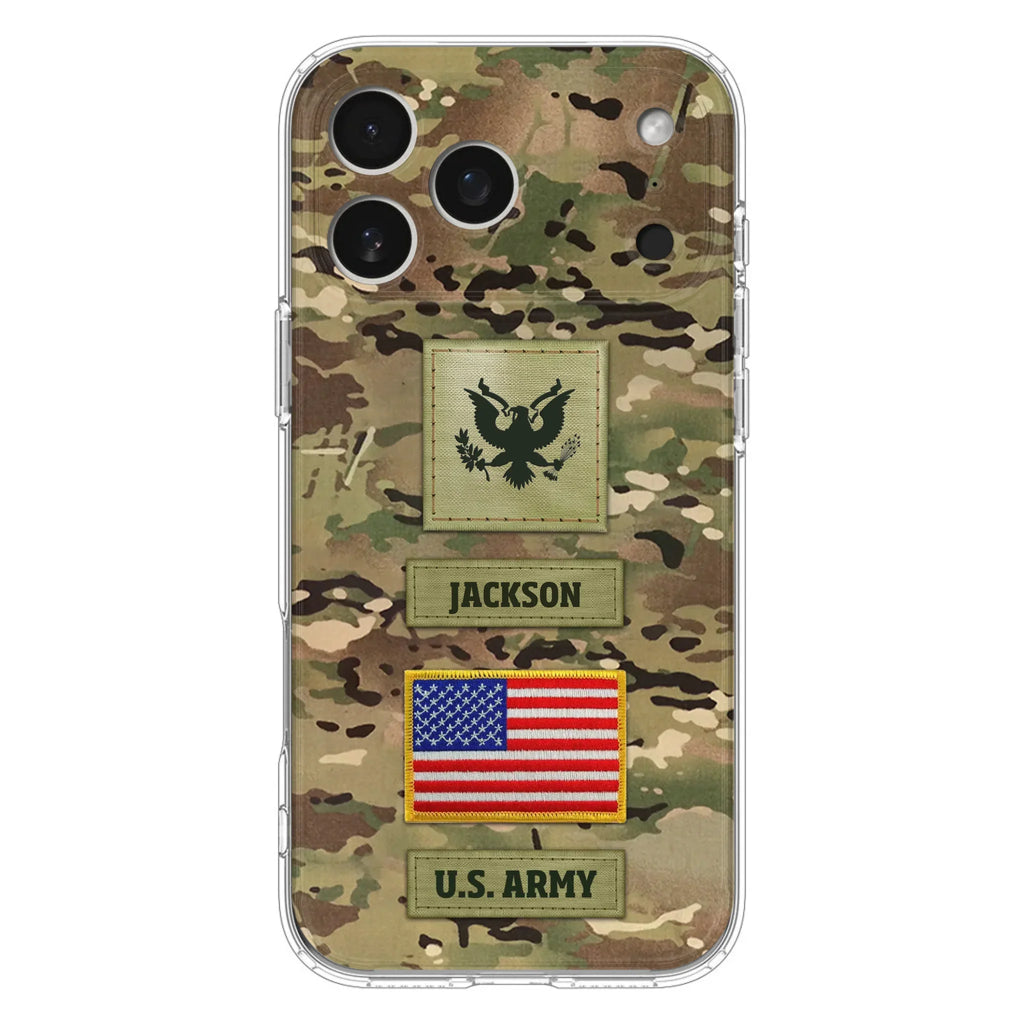 Custom Personalized Veteran Phone Case - Father's Day Gift for Veteran - Case For iPhone/Samsung