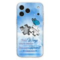 Custom Personalized Memorial Puzzle Butterfly Phone Case - Memorial Gift Idea - Your Wings Were Ready But My Heart Was Not - Case for iPhone/Samsung