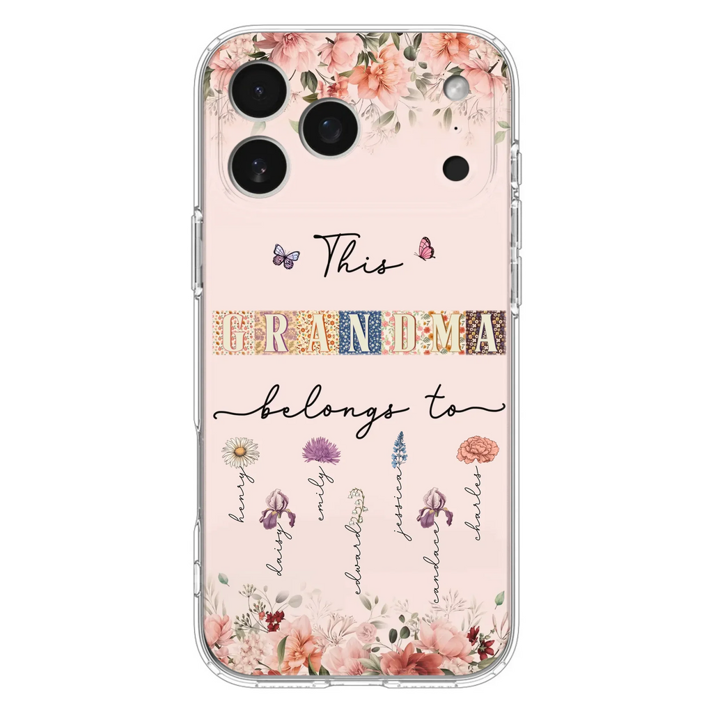 Custom Personalized Grandma/Mom Phone Case - Upto 7 Kids - Mother's Day Gift Idea for Grandma/Mom - Case for iPhone/Samsung