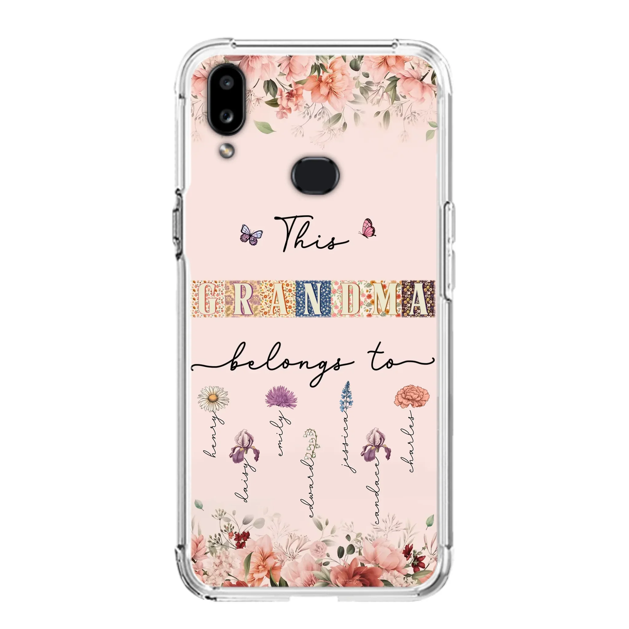 Custom Personalized Grandma/Mom Phone Case - Upto 7 Kids - Mother's Day Gift Idea for Grandma/Mom - Case for iPhone/Samsung