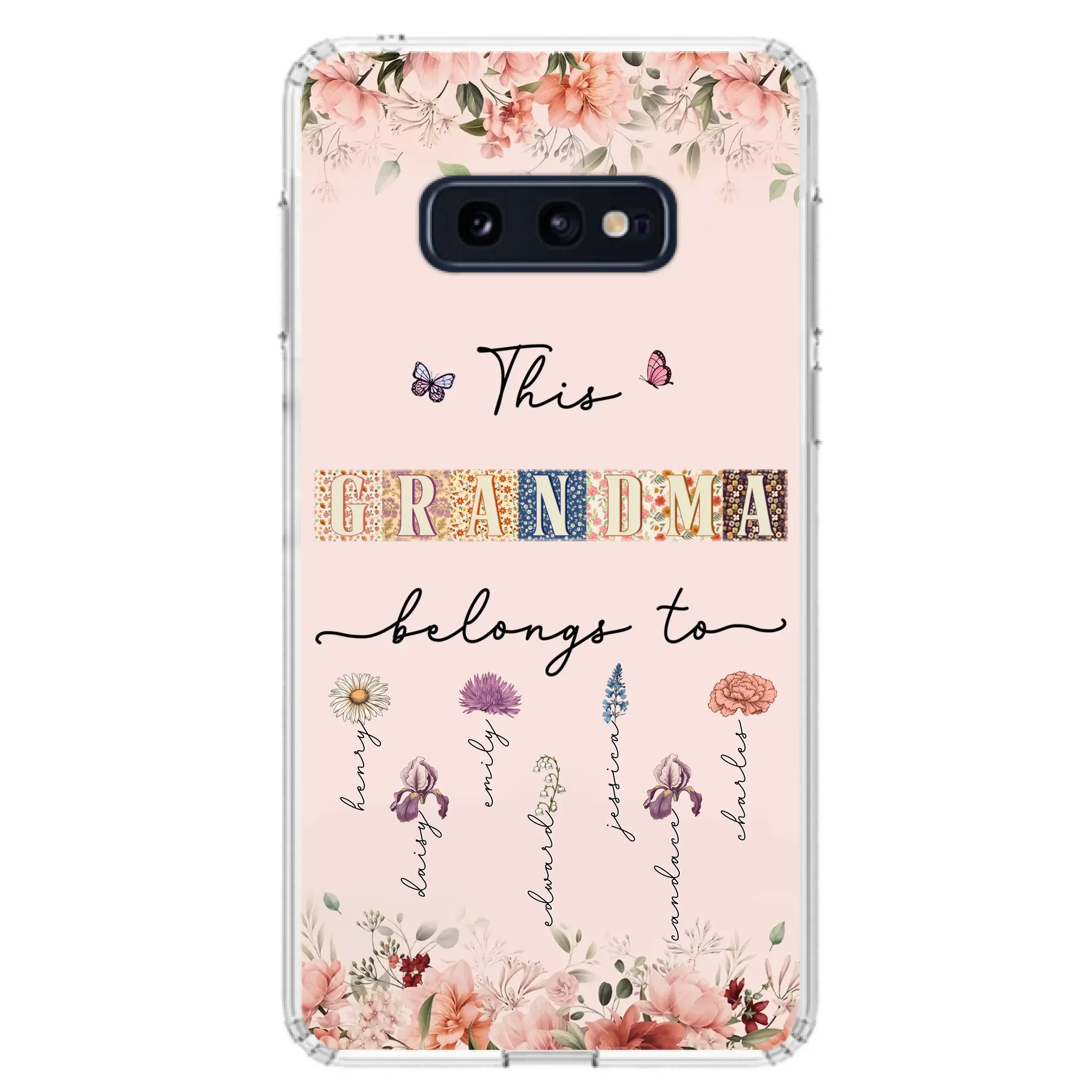 Custom Personalized Grandma/Mom Phone Case - Upto 7 Kids - Mother's Day Gift Idea for Grandma/Mom - Case for iPhone/Samsung