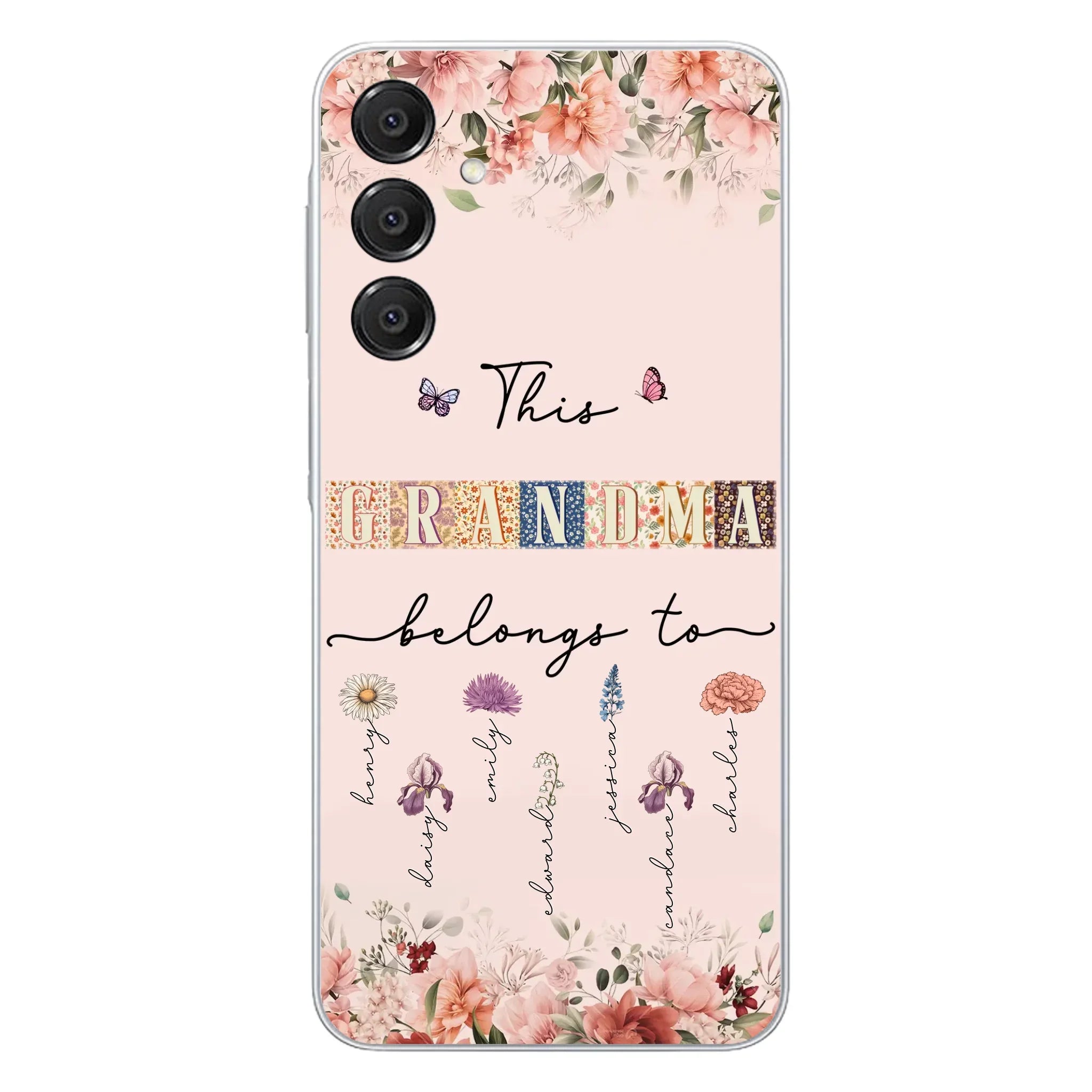 Custom Personalized Grandma/Mom Phone Case - Upto 7 Kids - Mother's Day Gift Idea for Grandma/Mom - Case for iPhone/Samsung