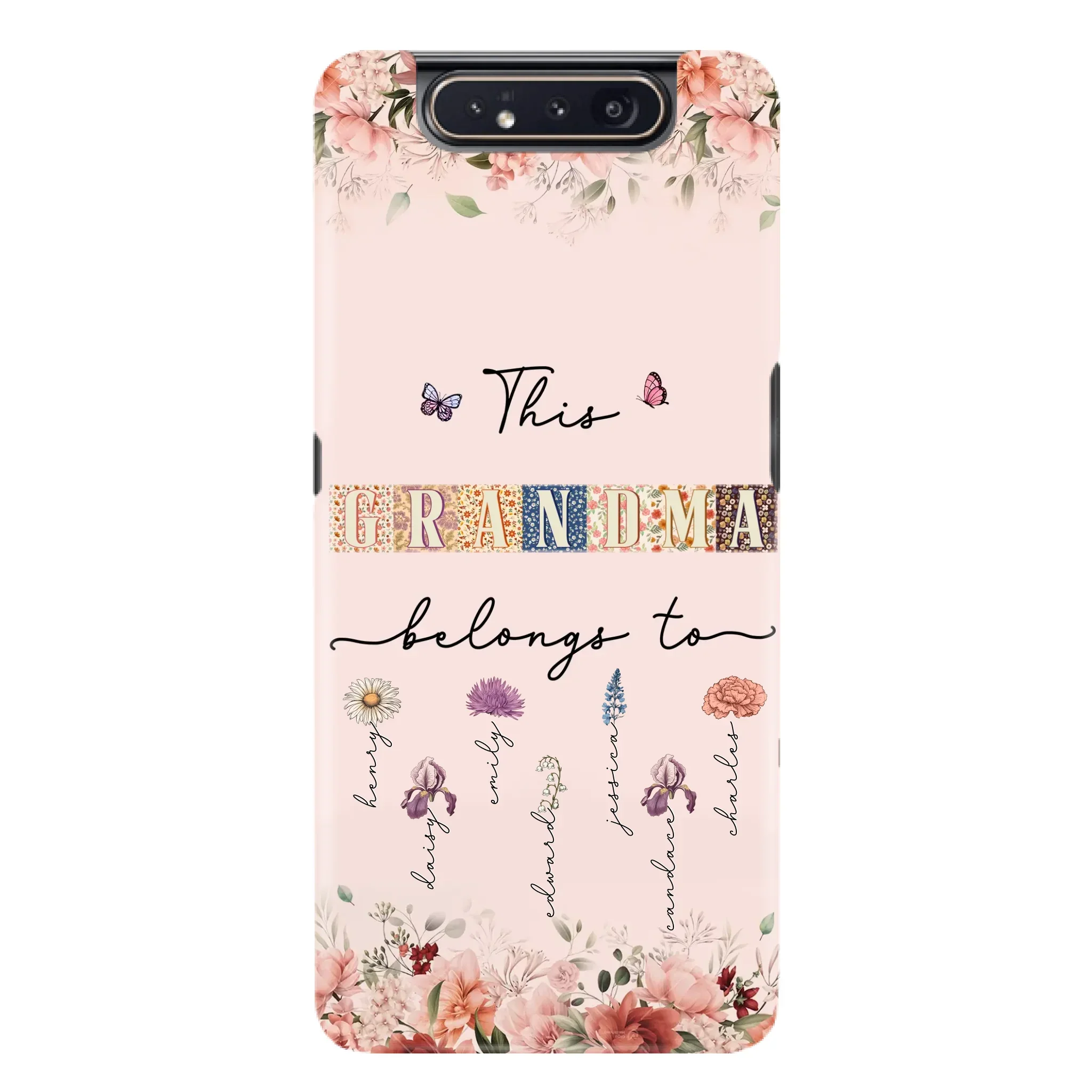 Custom Personalized Grandma/Mom Phone Case - Upto 7 Kids - Mother's Day Gift Idea for Grandma/Mom - Case for iPhone/Samsung