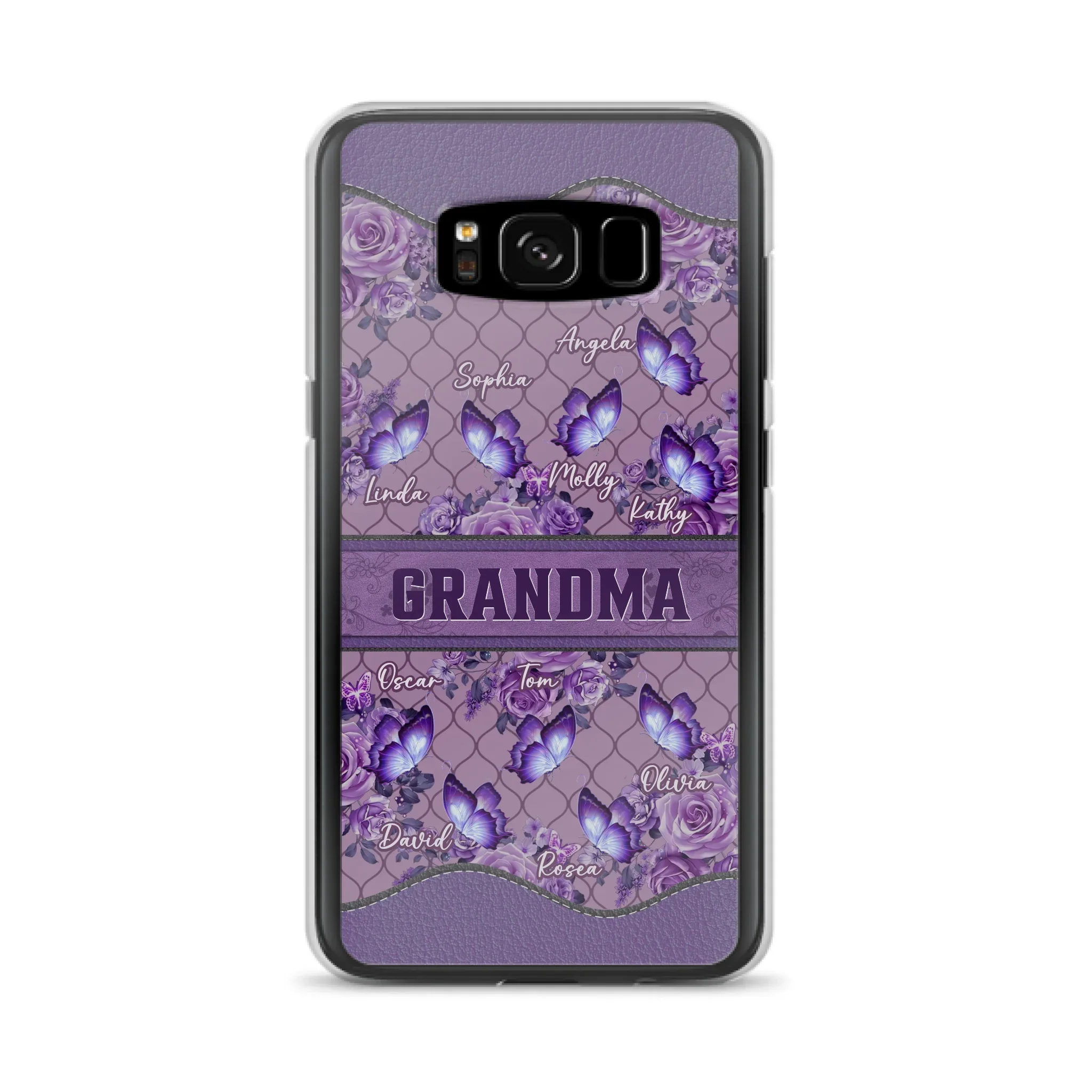 Personalized Grandma Butterfly Phone Case - Gift Idea For Mother's Day/Grandma - Cases For iPhone/Samsung