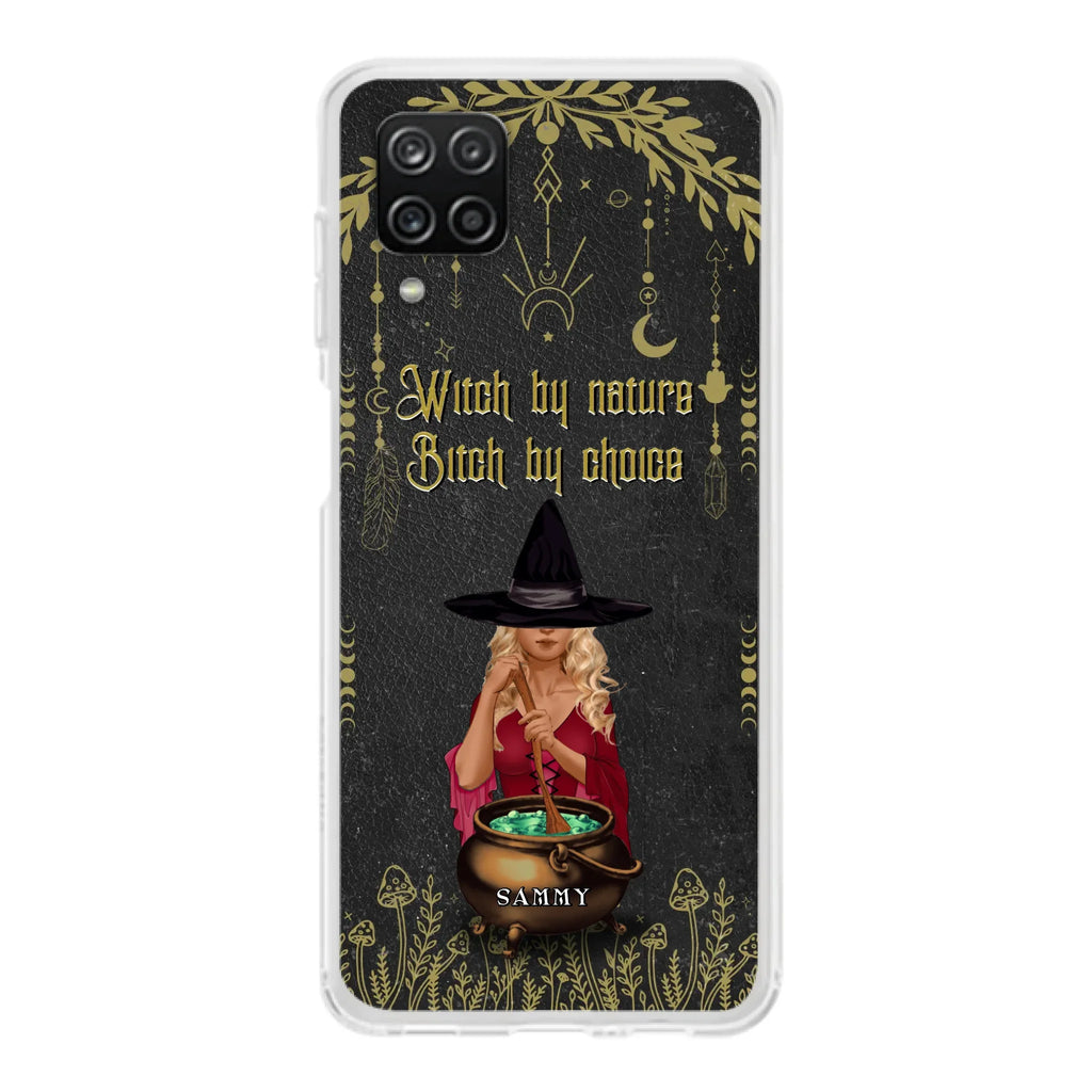 Custom Personalized Witch Phone Case - Gift Idea For Friends/Sisters/Wicca Decor/Pagan Decor - In My Kitchen Filled With Care I Welcome Water Earth Fire Air - Case for iPhone/Samsung