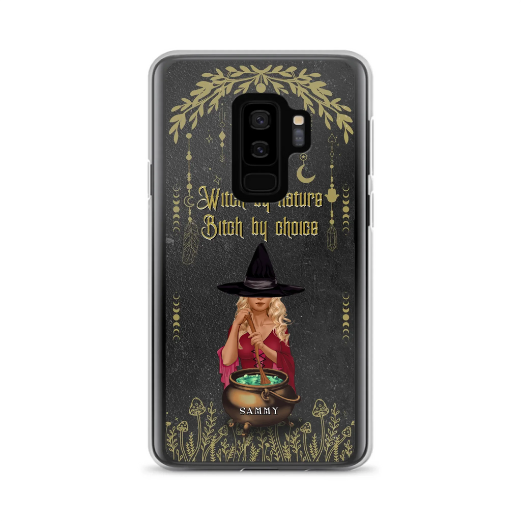 Custom Personalized Witch Phone Case - Gift Idea For Friends/Sisters/Wicca Decor/Pagan Decor - In My Kitchen Filled With Care I Welcome Water Earth Fire Air - Case for iPhone/Samsung