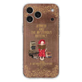 Custom Personalized Reading Girl Phone Case - Gift Idea For Reading Lovers - Mysterious Artefact - Cases For iPhone/Samsung
