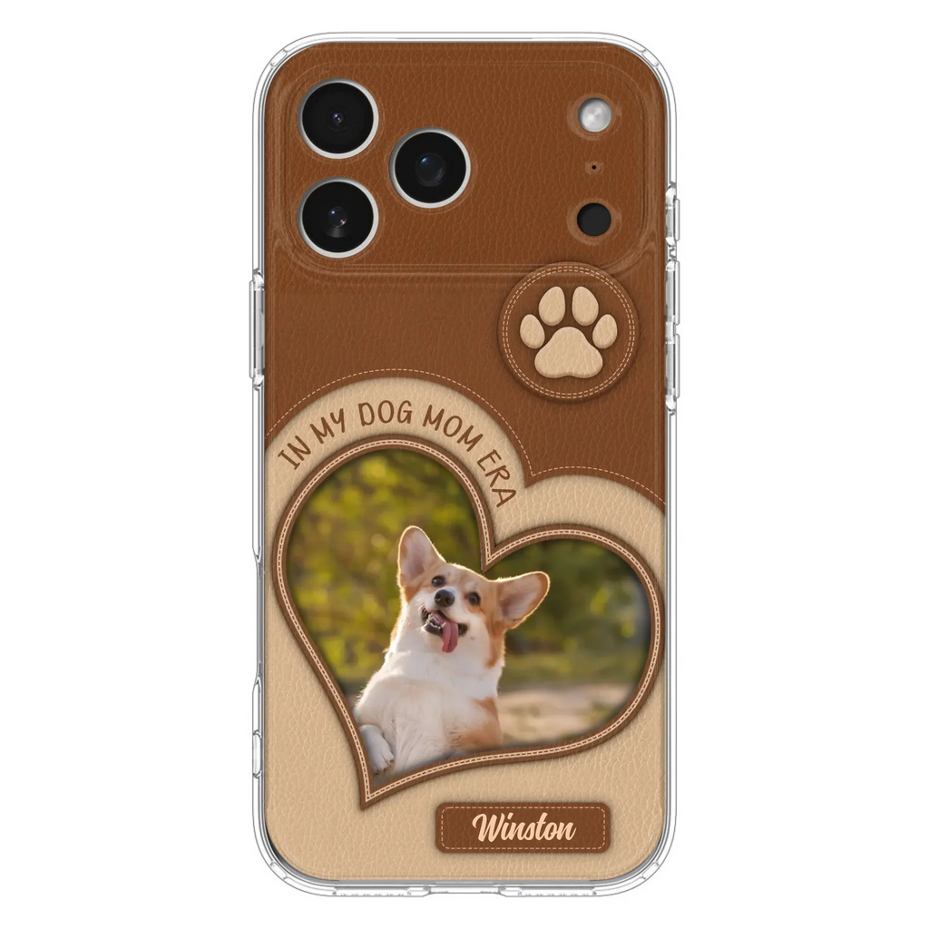 Custom Personalized In My Dog Mom Era Phone Case - Upload Photo - Gift Idea For Dog Lover/ Mother's Day - Case For iPhone/ Samsung
