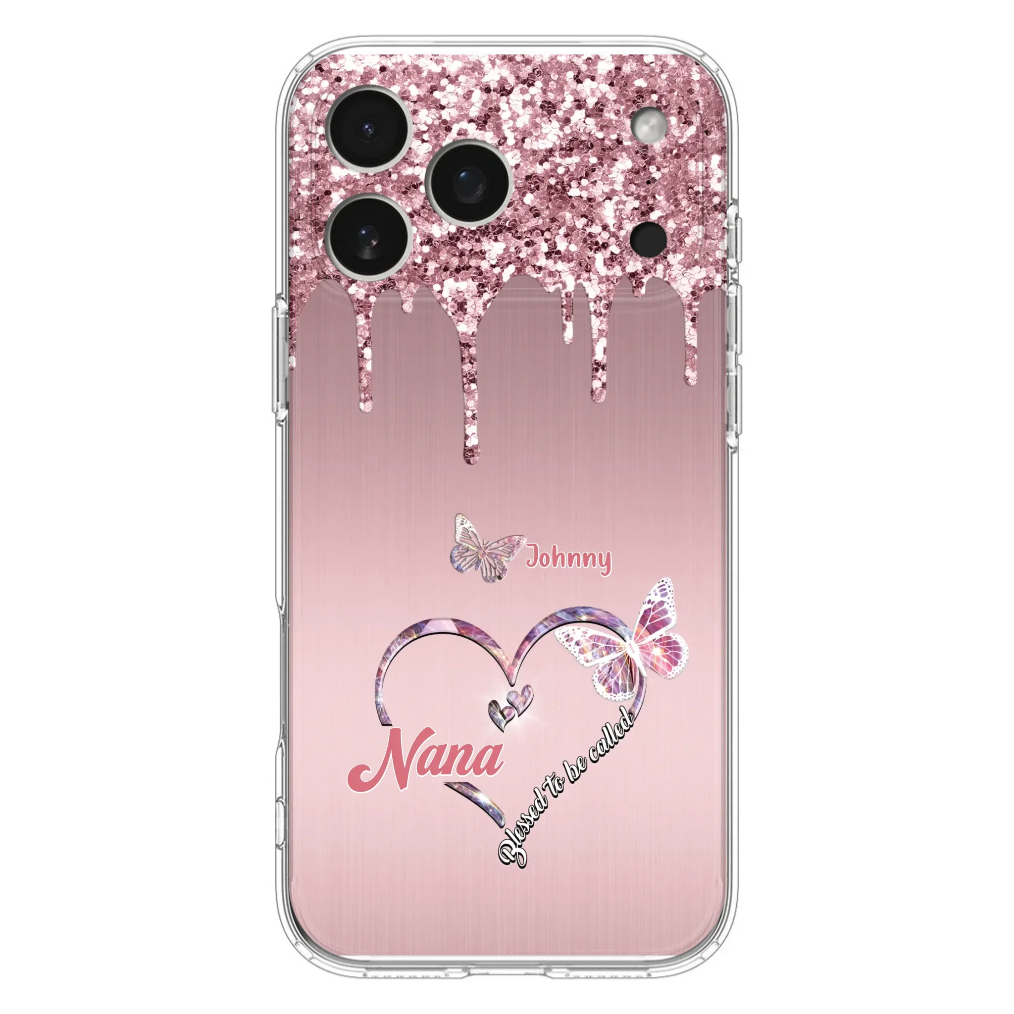 Custom Personalized Grandma Phone Case - Upto 10 Kids - Gift Idea For Mom/ Grandma/ Mother's Day - Case for iPhone/Samsung - Blessed To Be Called Nana