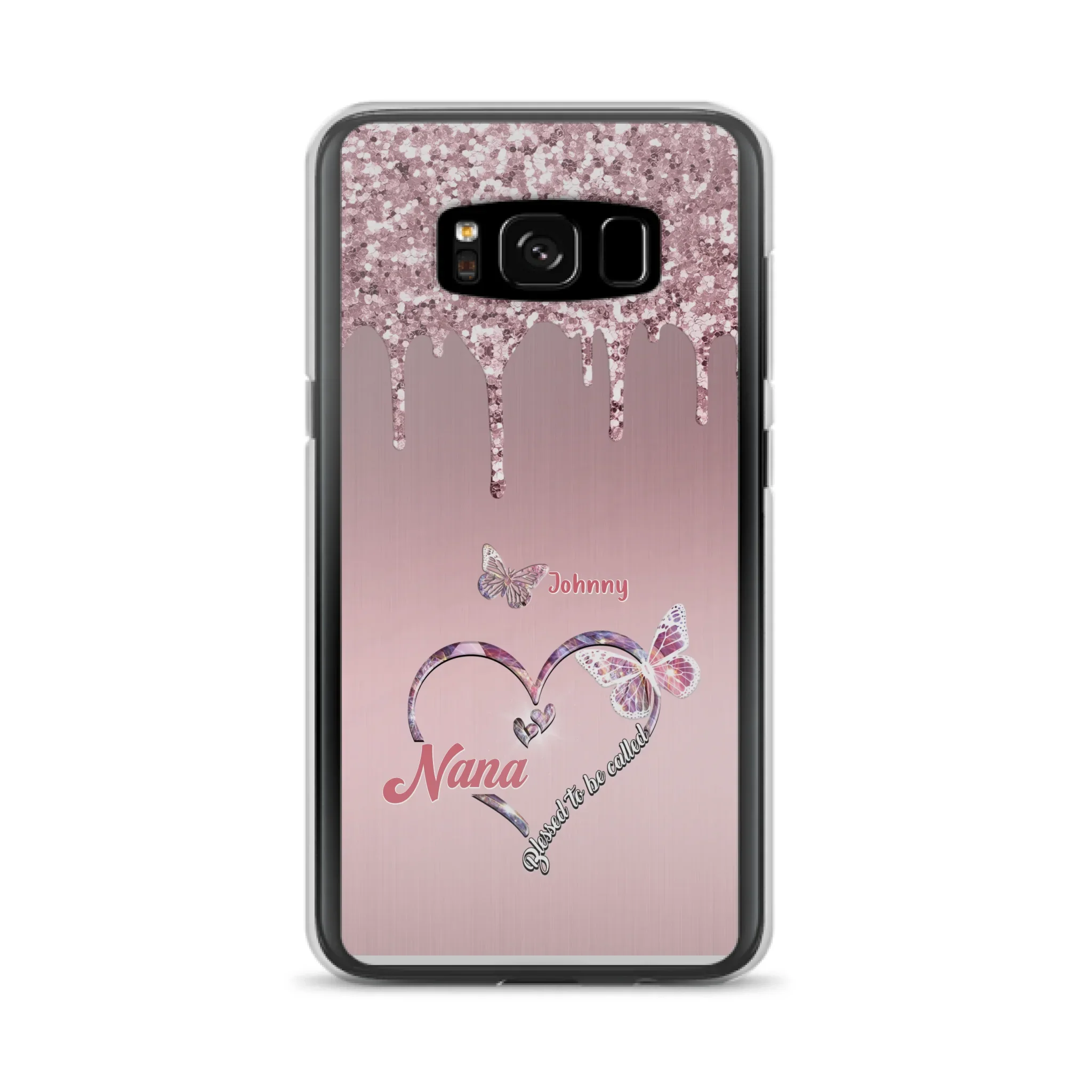 Custom Personalized Grandma Phone Case - Upto 10 Kids - Gift Idea For Mom/ Grandma/ Mother's Day - Case for iPhone/Samsung - Blessed To Be Called Nana