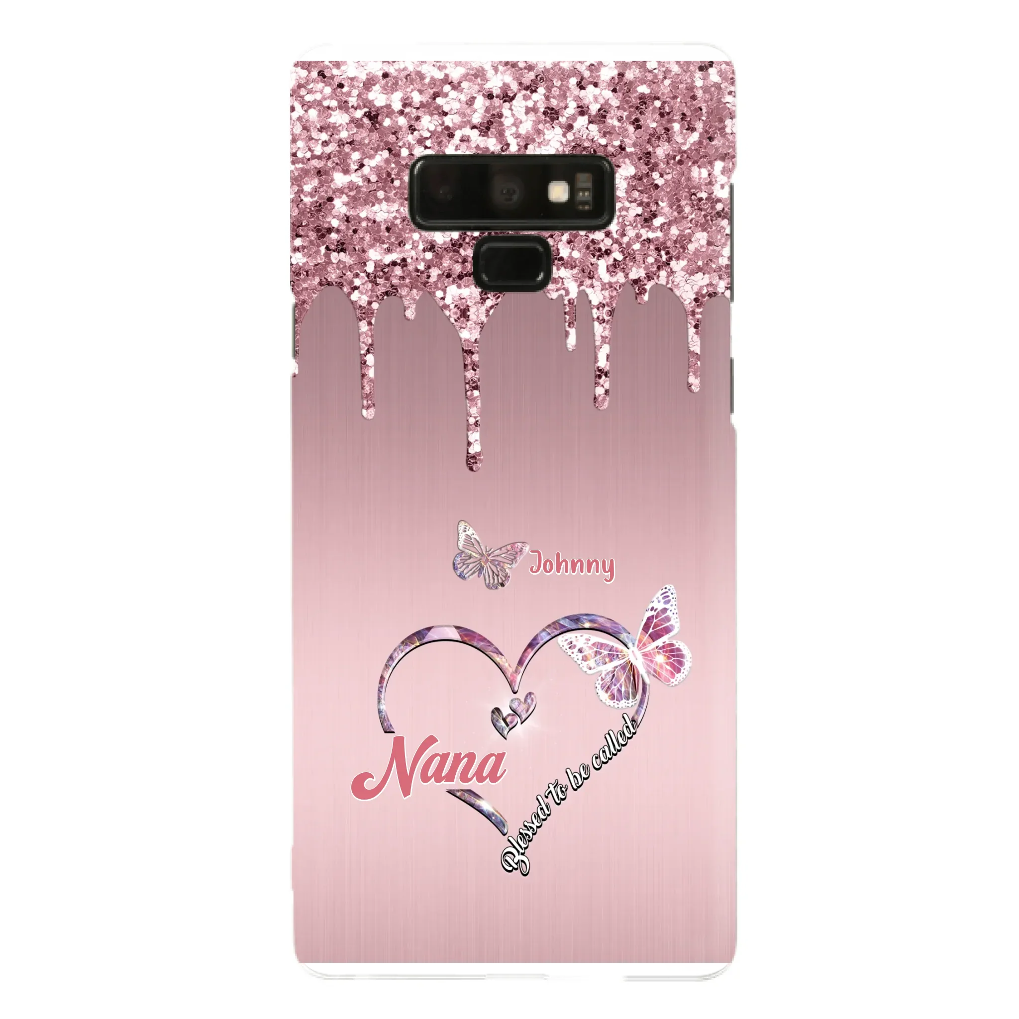 Custom Personalized Grandma Phone Case - Upto 10 Kids - Gift Idea For Mom/ Grandma/ Mother's Day - Case for iPhone/Samsung - Blessed To Be Called Nana
