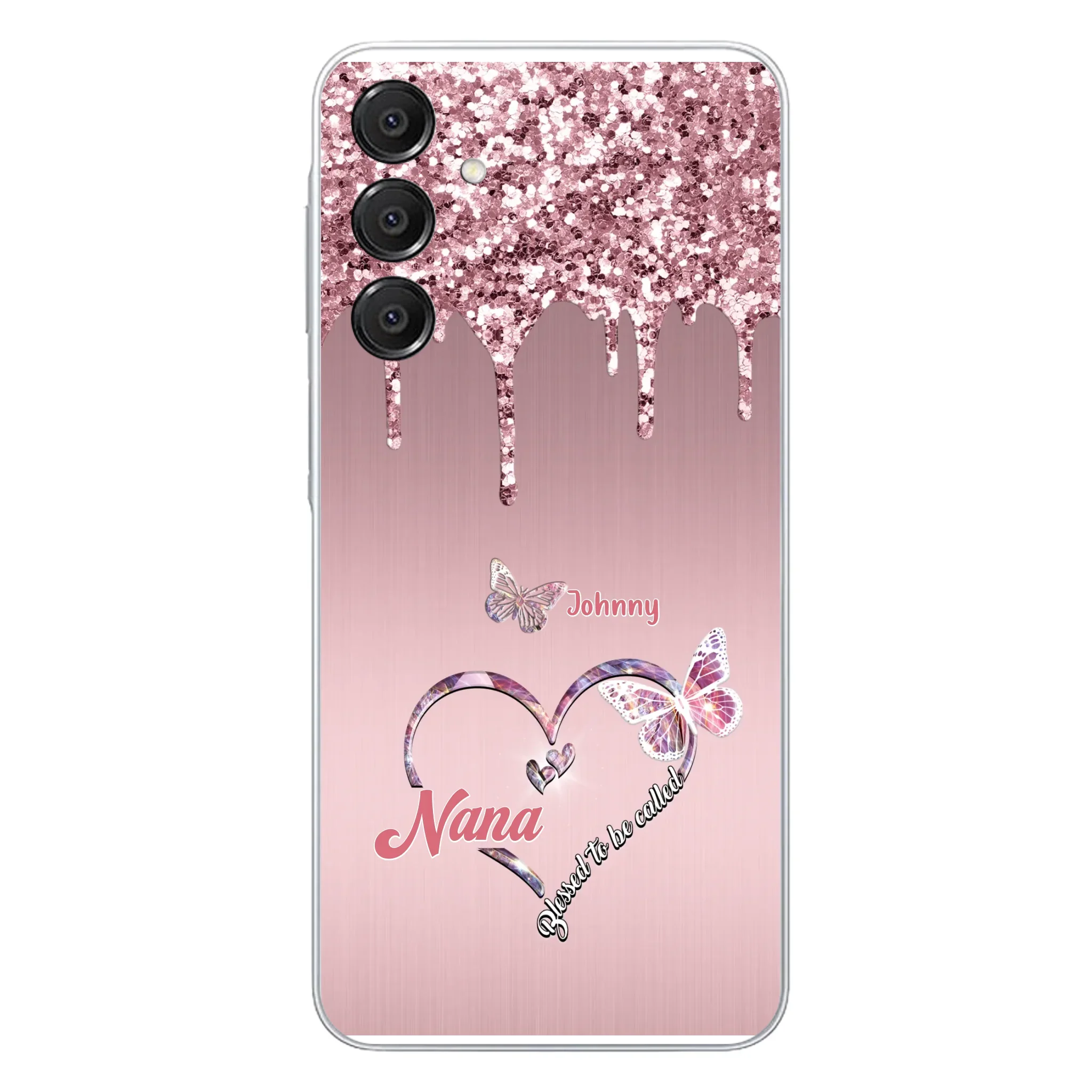 Custom Personalized Grandma Phone Case - Upto 10 Kids - Gift Idea For Mom/ Grandma/ Mother's Day - Case for iPhone/Samsung - Blessed To Be Called Nana