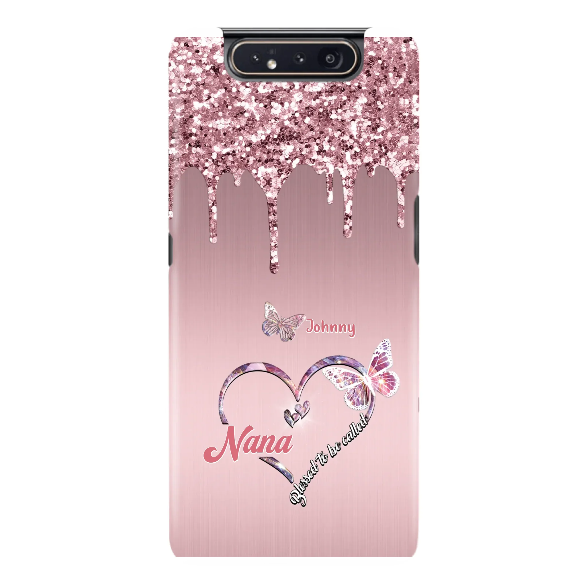 Custom Personalized Grandma Phone Case - Upto 10 Kids - Gift Idea For Mom/ Grandma/ Mother's Day - Case for iPhone/Samsung - Blessed To Be Called Nana