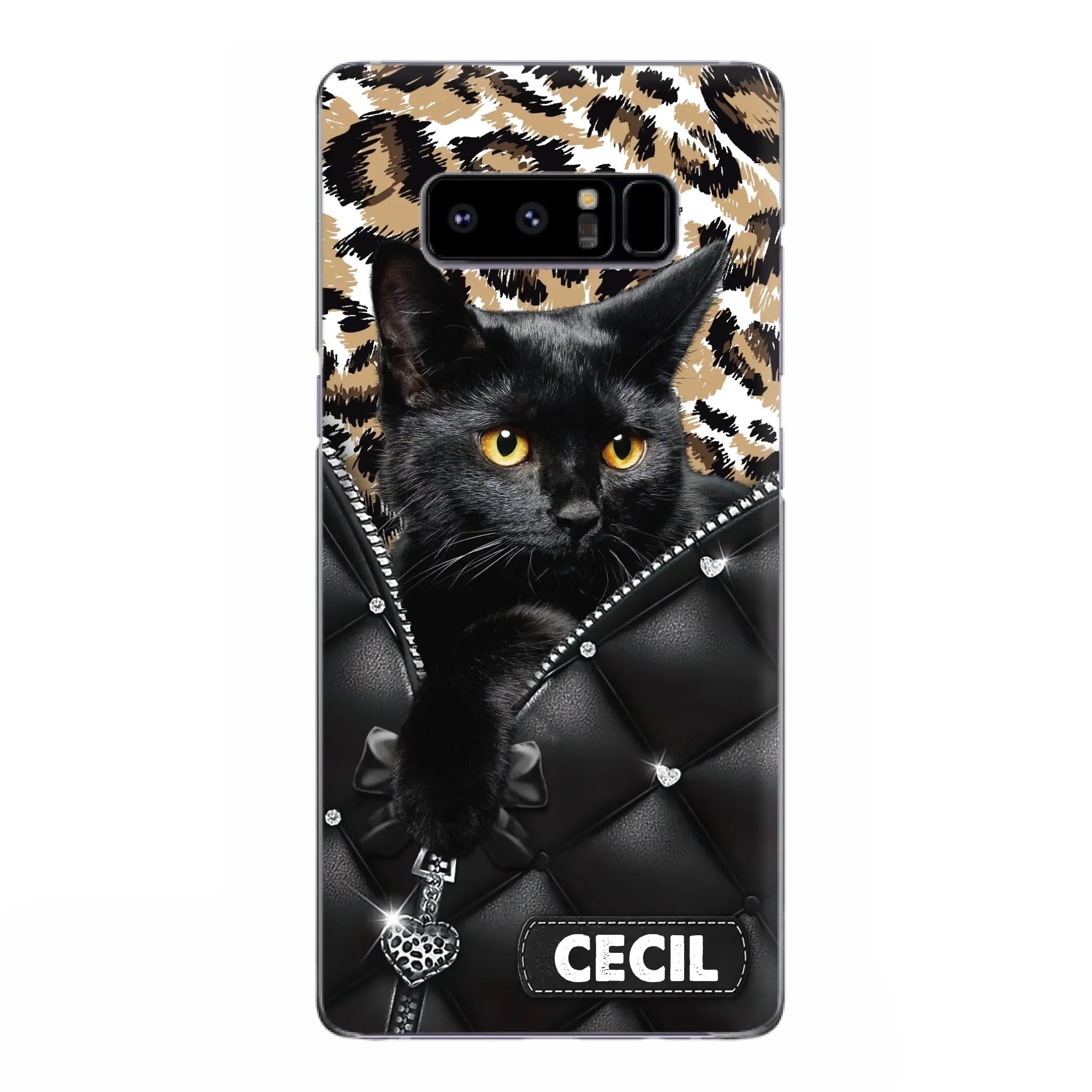 Custom Personalized Cat Phone Case For iPhone/Samsung - Upload Photo - Gift Idea For Cat Lovers