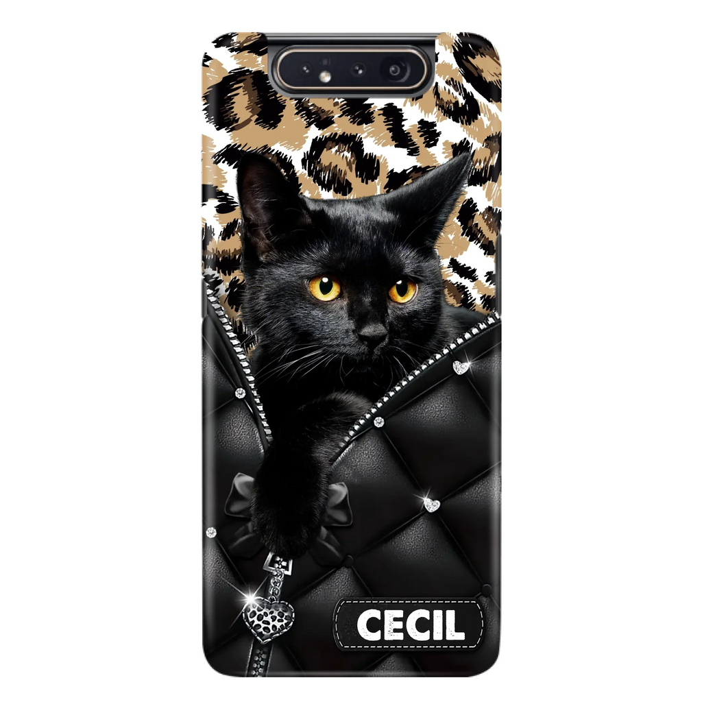 Custom Personalized Cat Phone Case For iPhone/Samsung - Upload Photo - Gift Idea For Cat Lovers