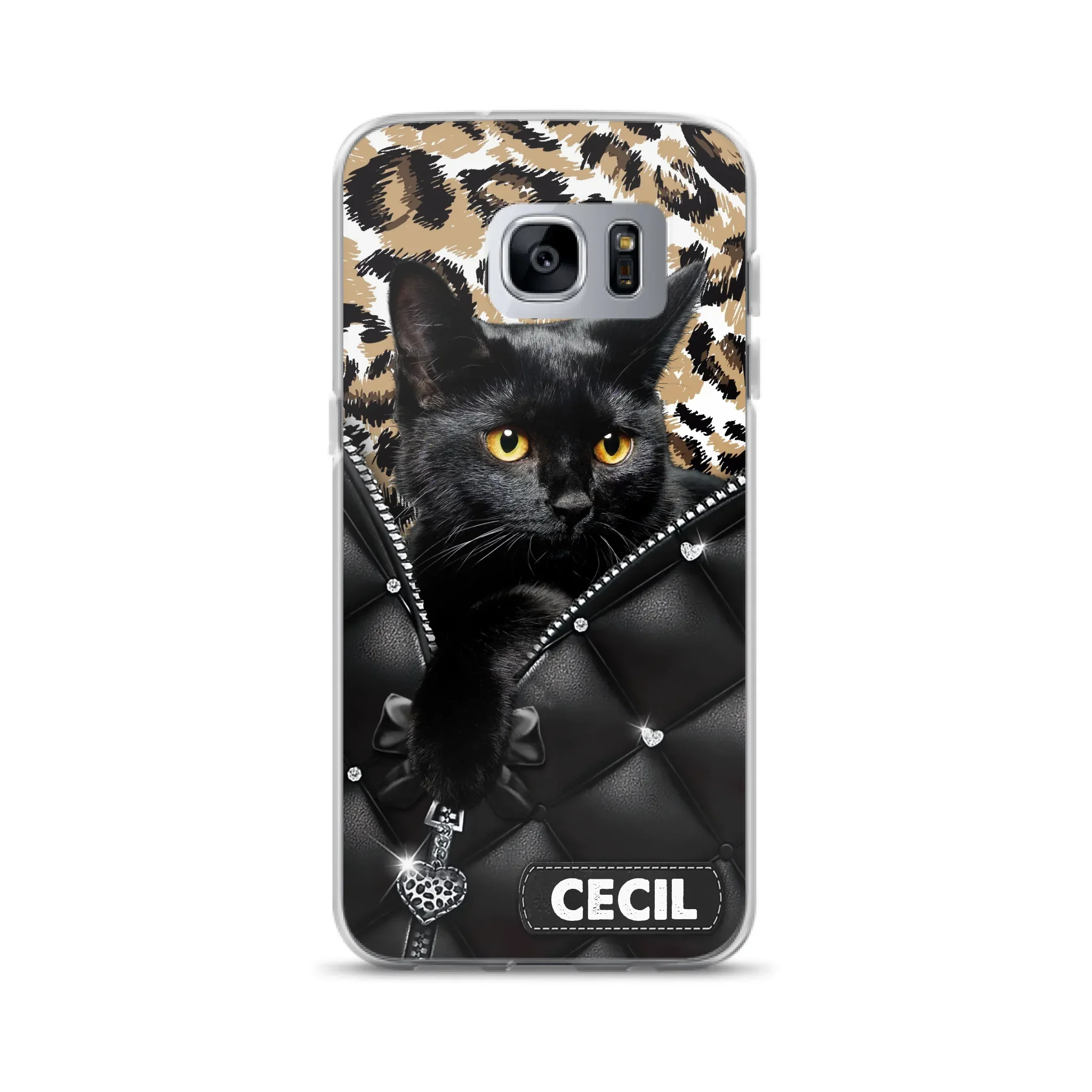 Custom Personalized Cat Phone Case For iPhone/Samsung - Upload Photo - Gift Idea For Cat Lovers