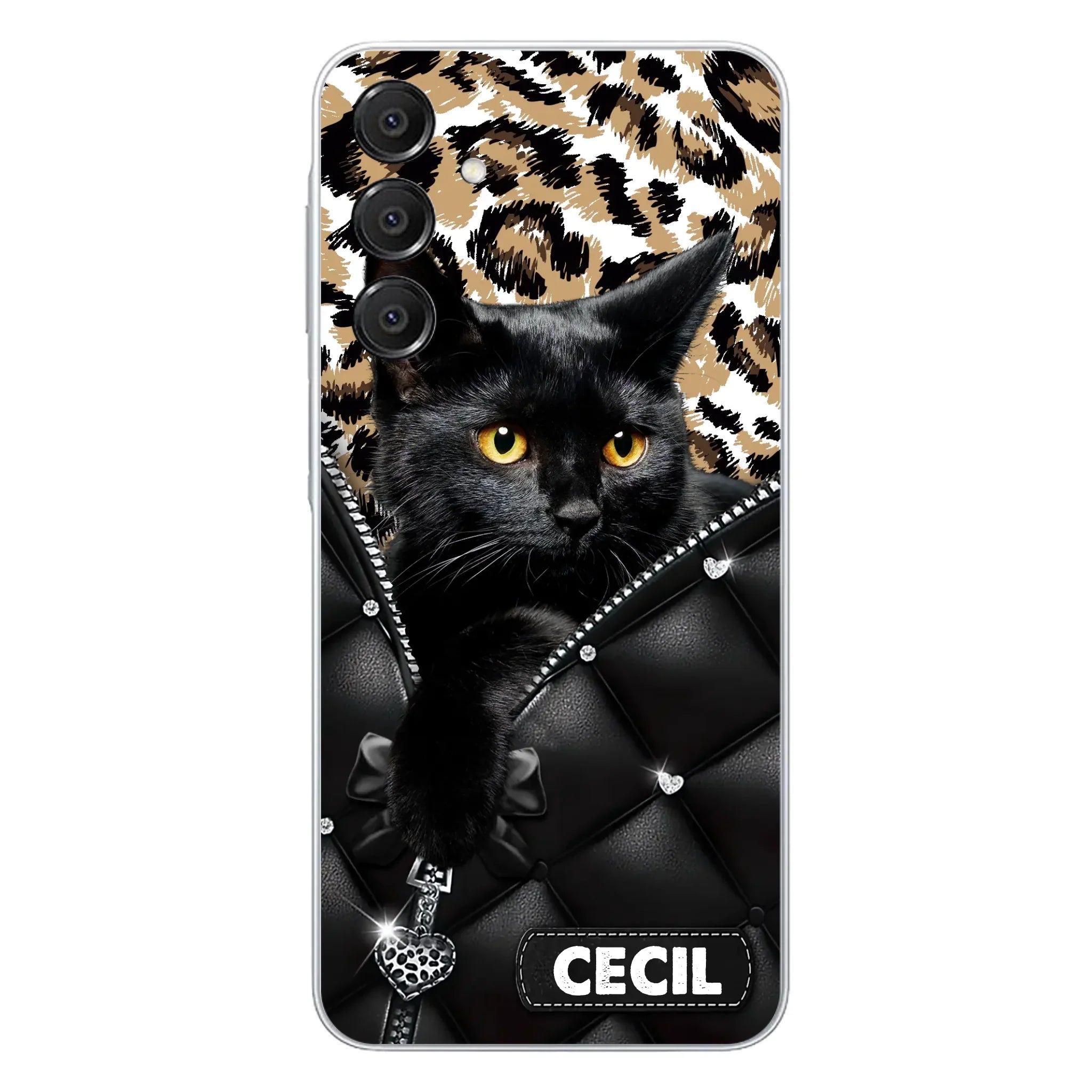 Custom Personalized Cat Phone Case For iPhone/Samsung - Upload Photo - Gift Idea For Cat Lovers