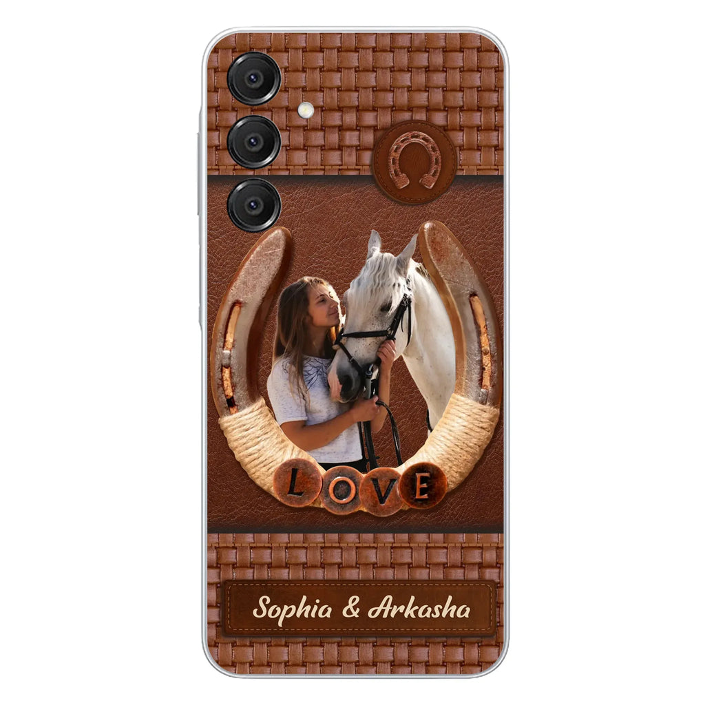 Custom Personalized Horse Phone Case - Upload Photo - Gift Idea Horse Lover - Case For iPhone And Samsung