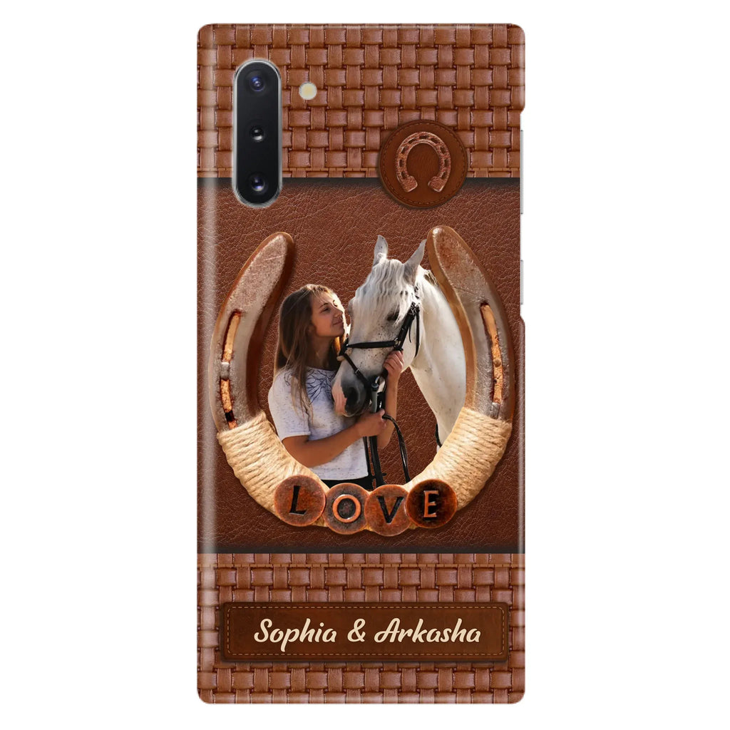 Custom Personalized Horse Phone Case - Upload Photo - Gift Idea Horse Lover - Case For iPhone And Samsung