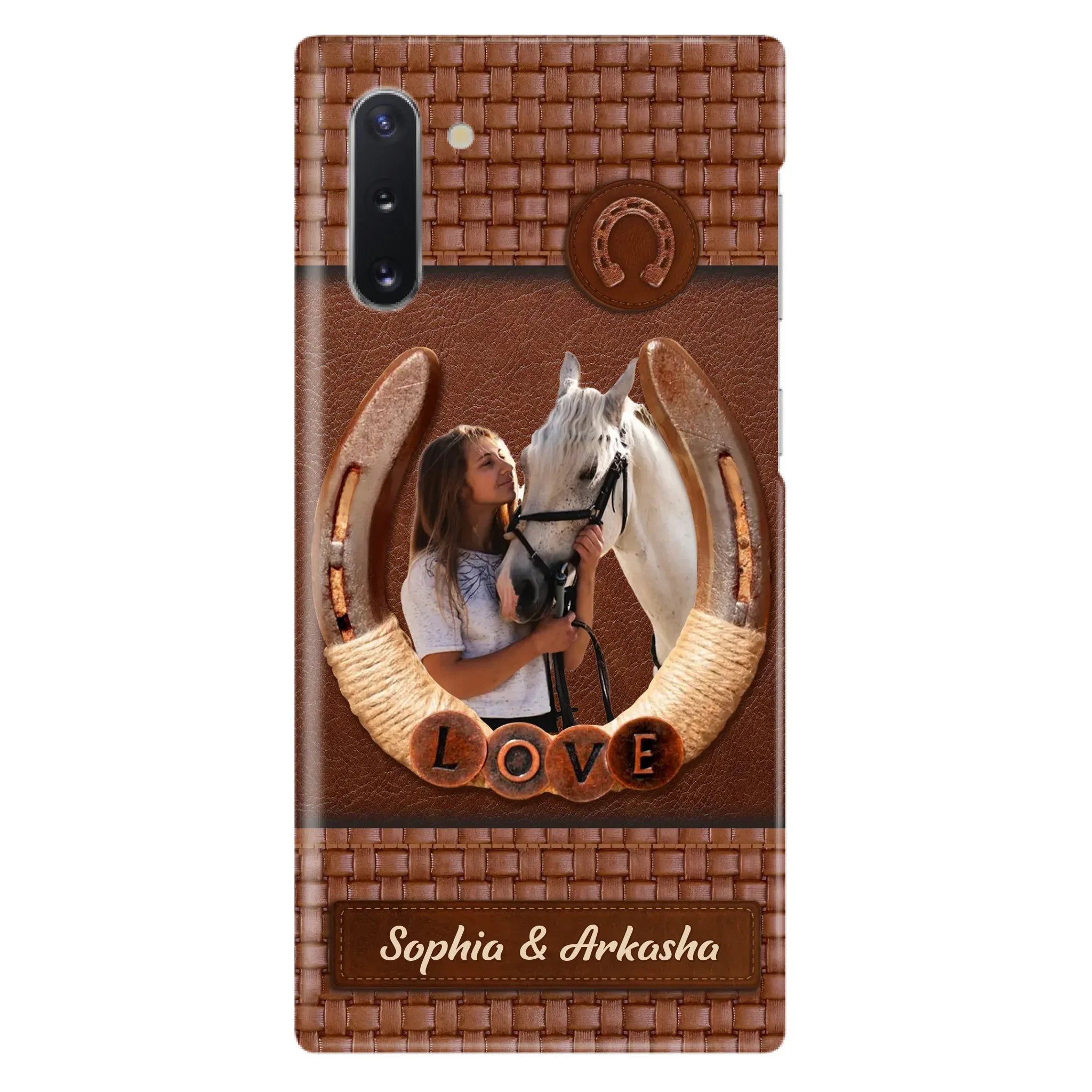 Custom Personalized Horse Phone Case - Upload Photo - Gift Idea Horse Lover - Case For iPhone And Samsung