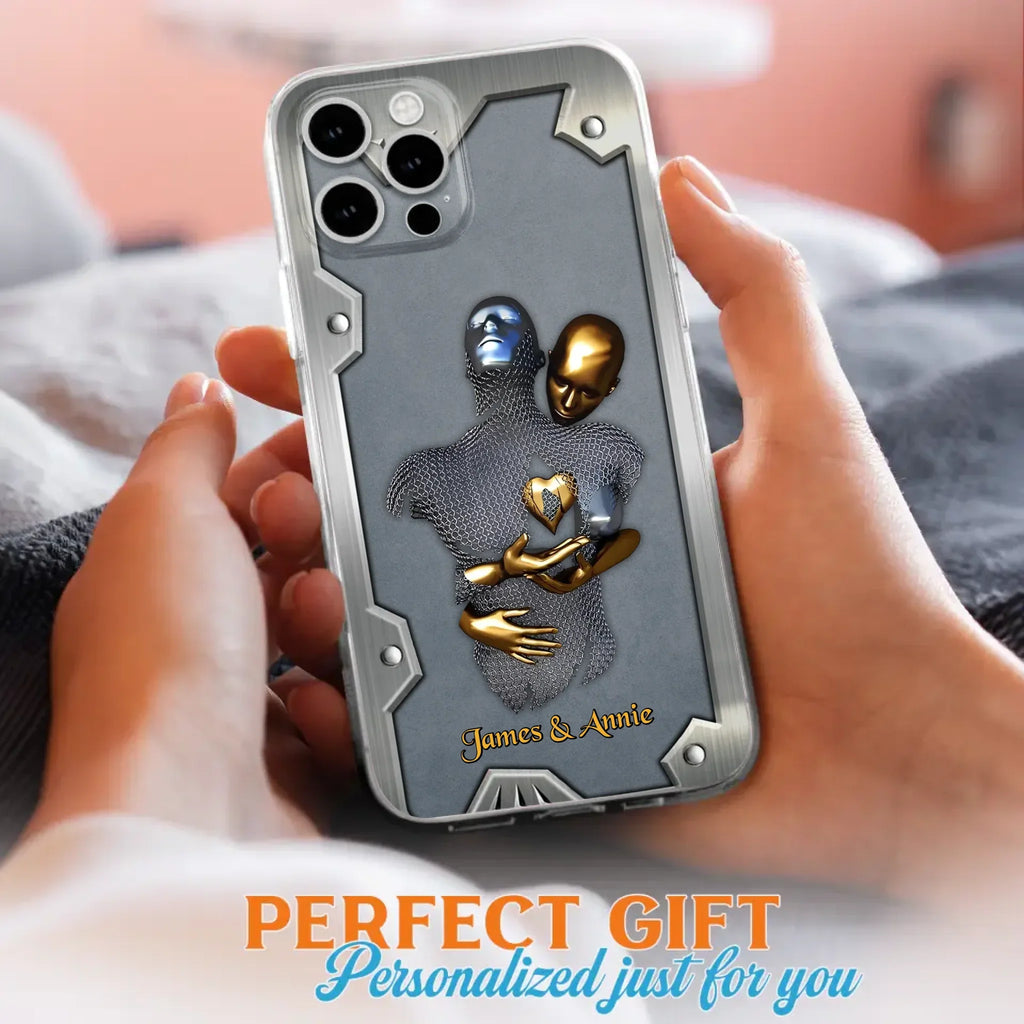 Custom Personalized Couple Phone Case - Gift Idea For Couple/ Valentines Day - Case For iPhone/ Samsung