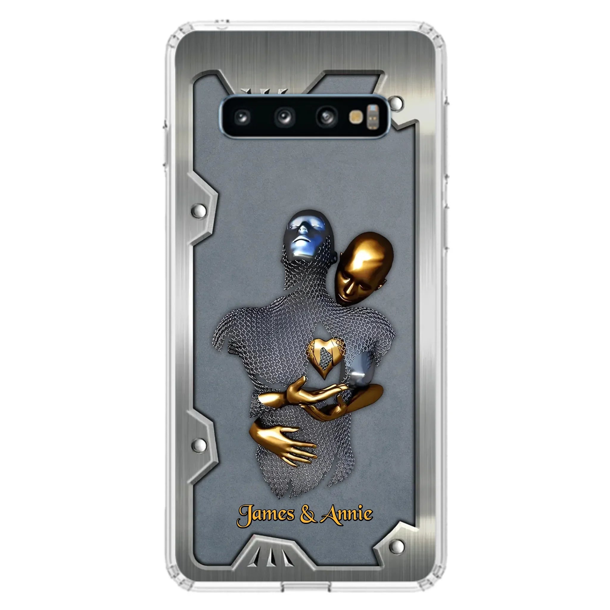 Custom Personalized Couple Phone Case - Gift Idea For Couple/ Valentines Day - Case For iPhone/ Samsung
