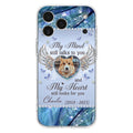Personalized Memorial Pet Phone Case - Upload Photo - Memorial Gift Idea For Pet Lovers - My Mind Still Talks To You - Case For iPhone/Samsung