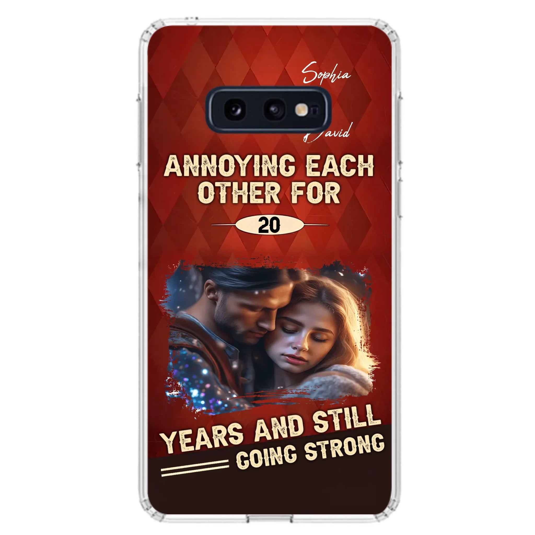 Personalized Couple Photo Phone Case - Gift Idea For Couple - Annoying Each Other For 20 Years And Still Going Strong - Case For iPhone/Samsung