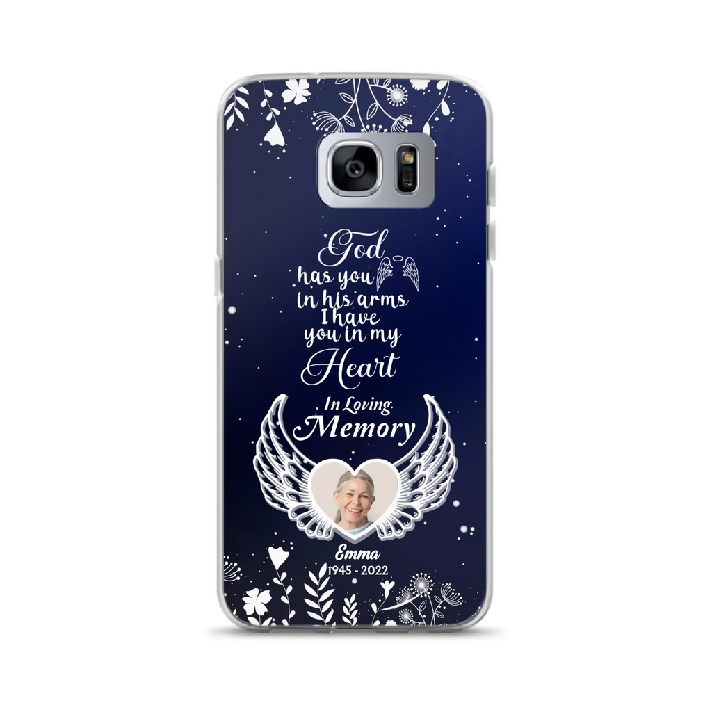 Personalized Memorial Phone Case - Memorial Gift Idea For Family - I Have You In My Heart - Case For iPhone/Samsung