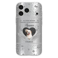 Personalized Memorial Phone Case - Upload Photo - Memorial Gift Idea For Pet Lover - A Big Piece Of My Heart Lives In Heaven - Case For iPhone/Samsung